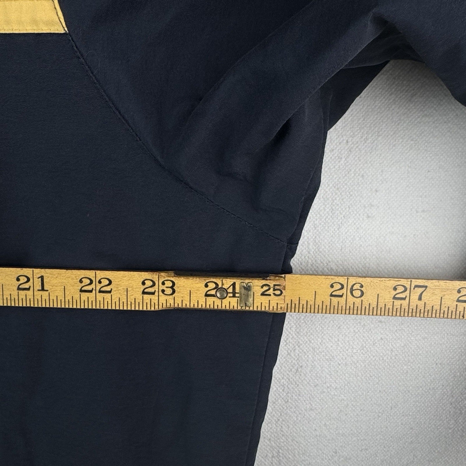 90’s Vtg Nautica NS-83 Windbreaker Hideaway Hood Jacket Mens L Merrill Lynch