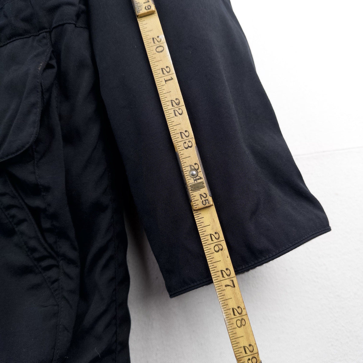 90’s Vtg Polo Sport Ralph Lauren Men’s L Black Down Parka Jacket Coyote Fur Trim