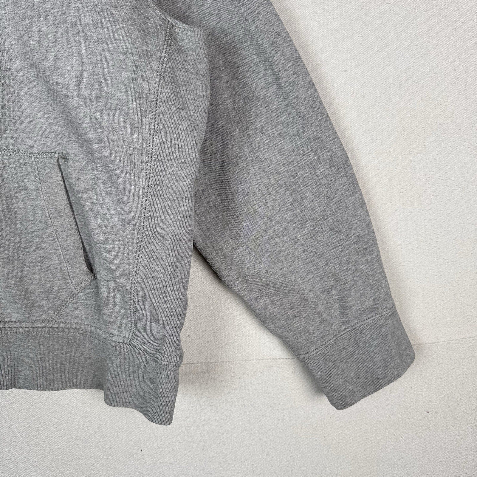 Vtg Polo Ralph Lauren Thermal Hoodie Men’s 2XL Full Zip Gray Sweatshirt *Read