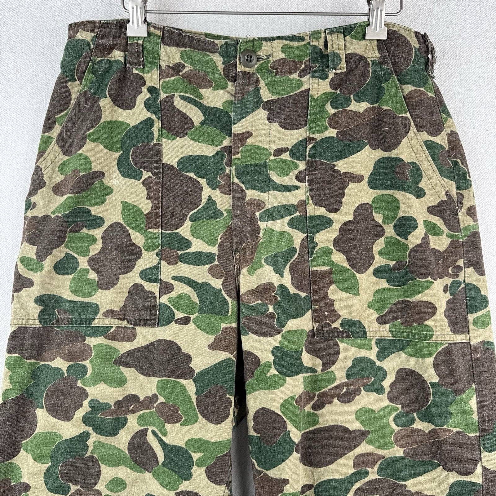 70’s Vtg Ranger Vietnam Duck Camo Hunting Pants Men’s M Fits 32x27