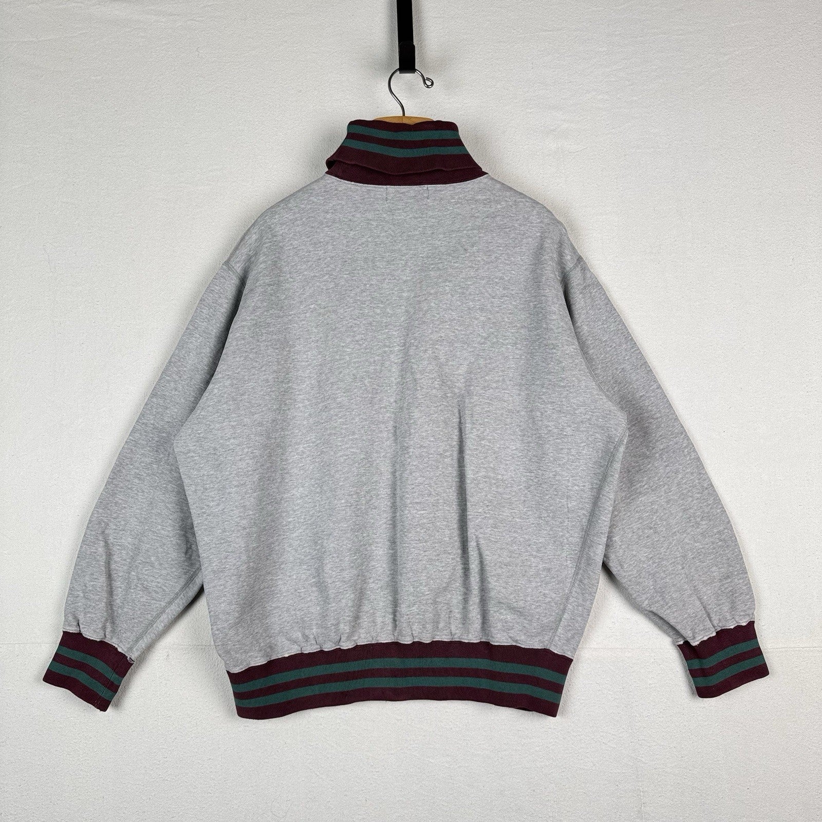 80’s Vintage Ralph Lauren Men’s XL Scribble Logo Sweatshirt Turtleneck *Read