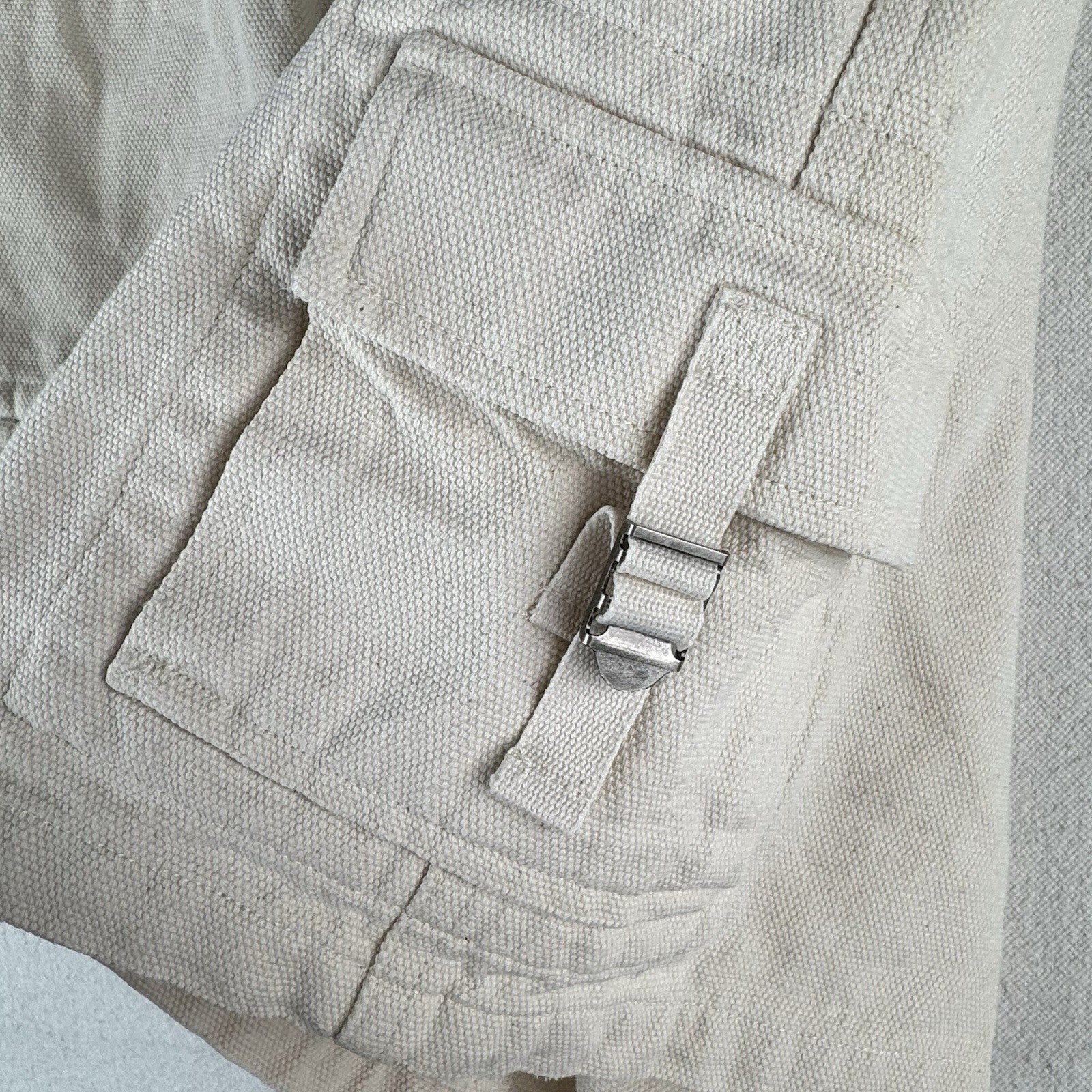 Ralph Lauren Canvas Cargo Shorts Women’s 6P Beige 100% Cotton 4” *Read