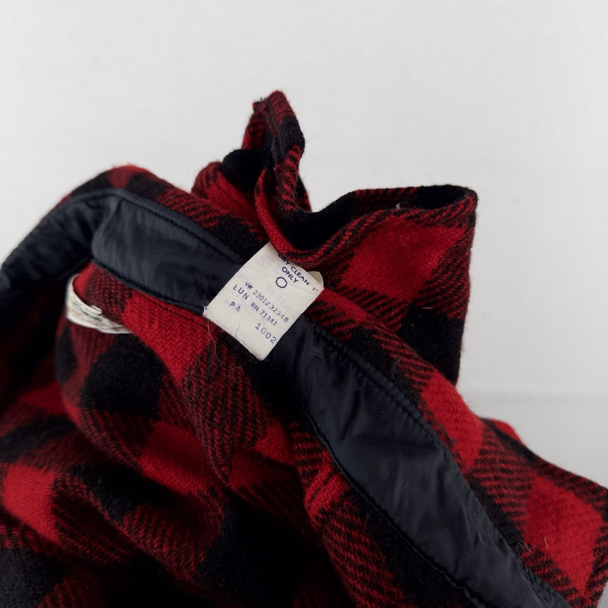 80’s Vtg LL Bean Maine Guide Shirt Wool Red Buffalo Plaid Men’s 2XL Made In USA