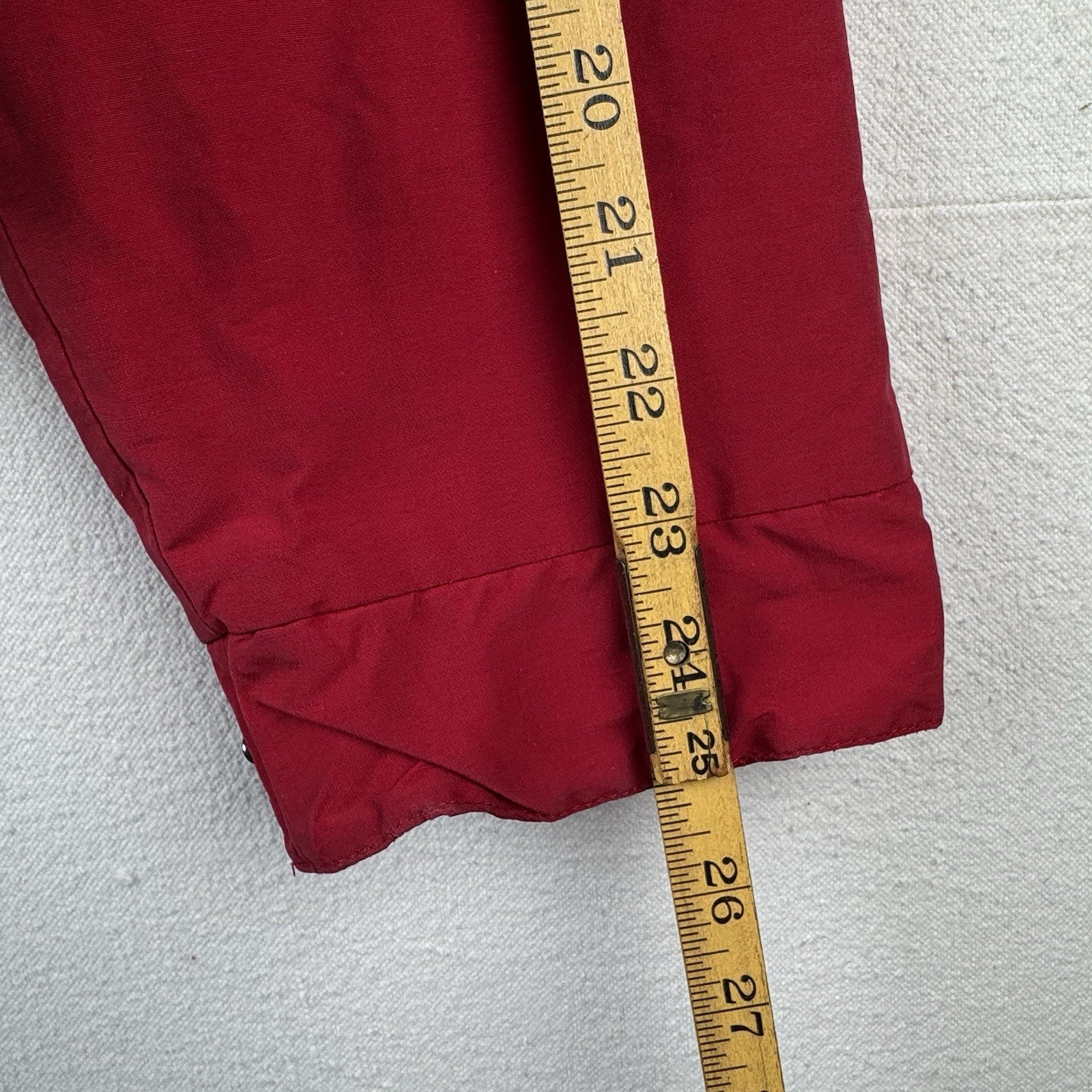 90’s Vtg Polo Ralph Lauren Jacket Men’s L Red A-2 Bomber Fleece Stowaway Hood