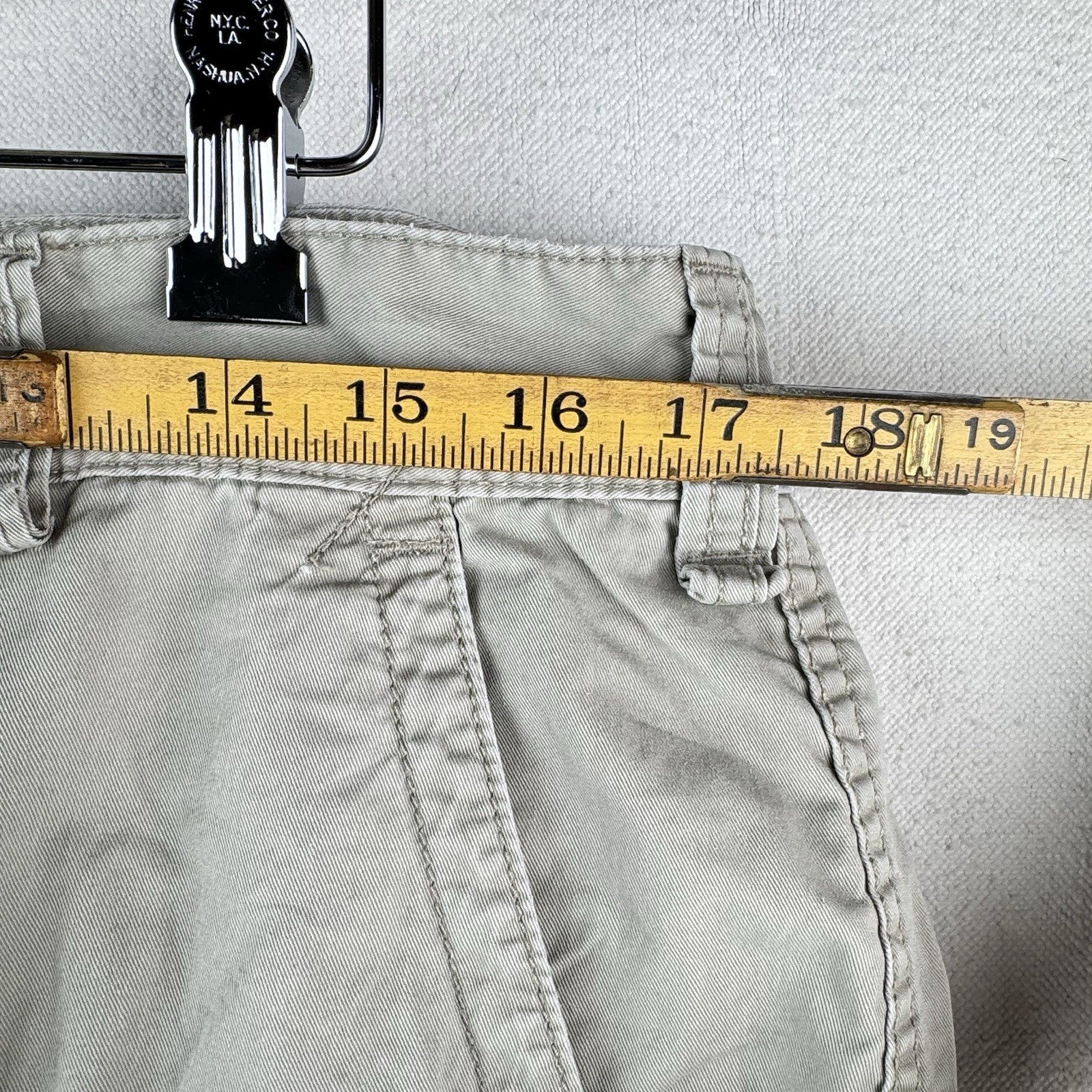 Vtg Ralph Lauren Polo Jeans Co Men’s 36 Cargo Shorts Beige Military Surplus