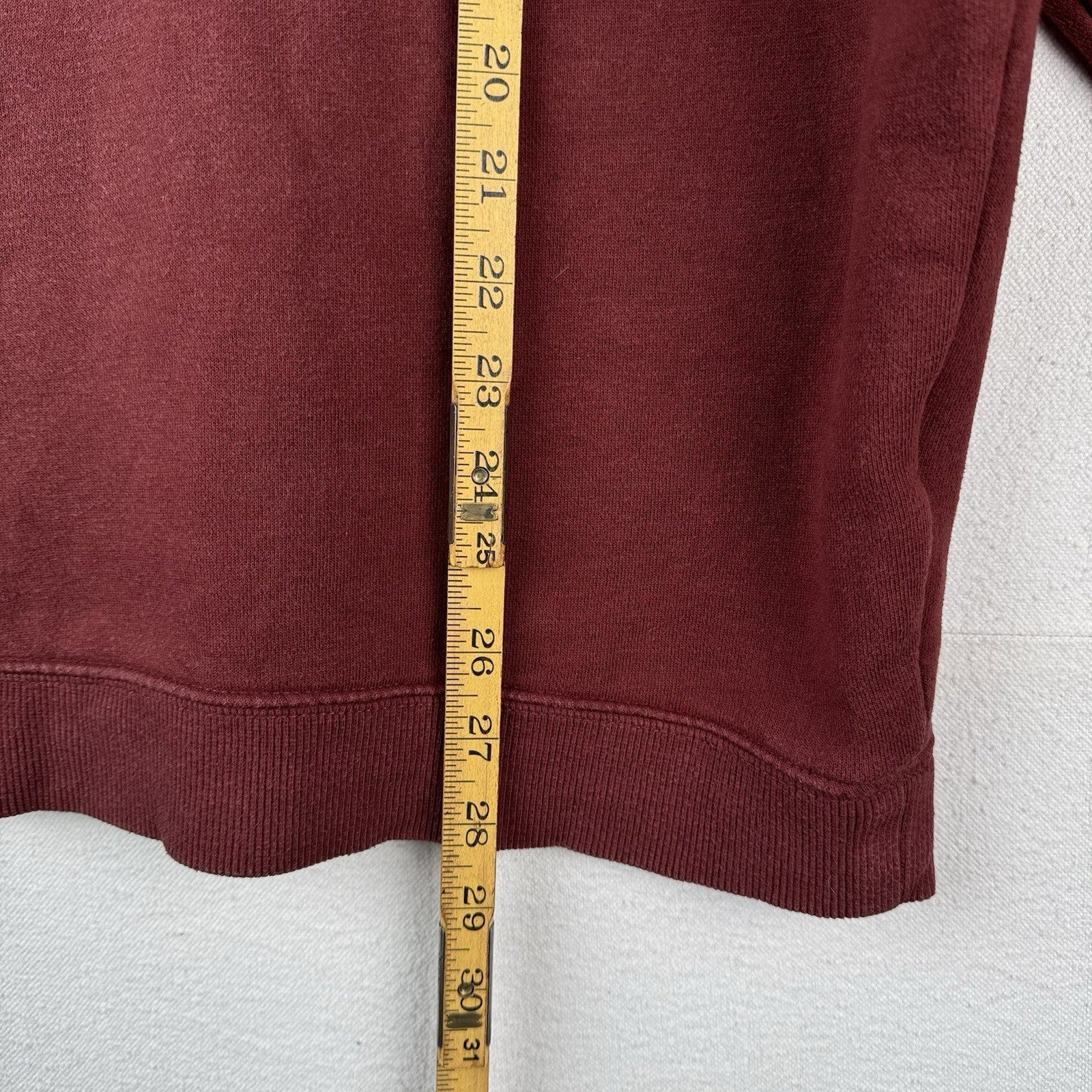 Vtg Columbia Bass Fishing Sweatshirt Men's M Crew Neck Red Maroon Fisherman