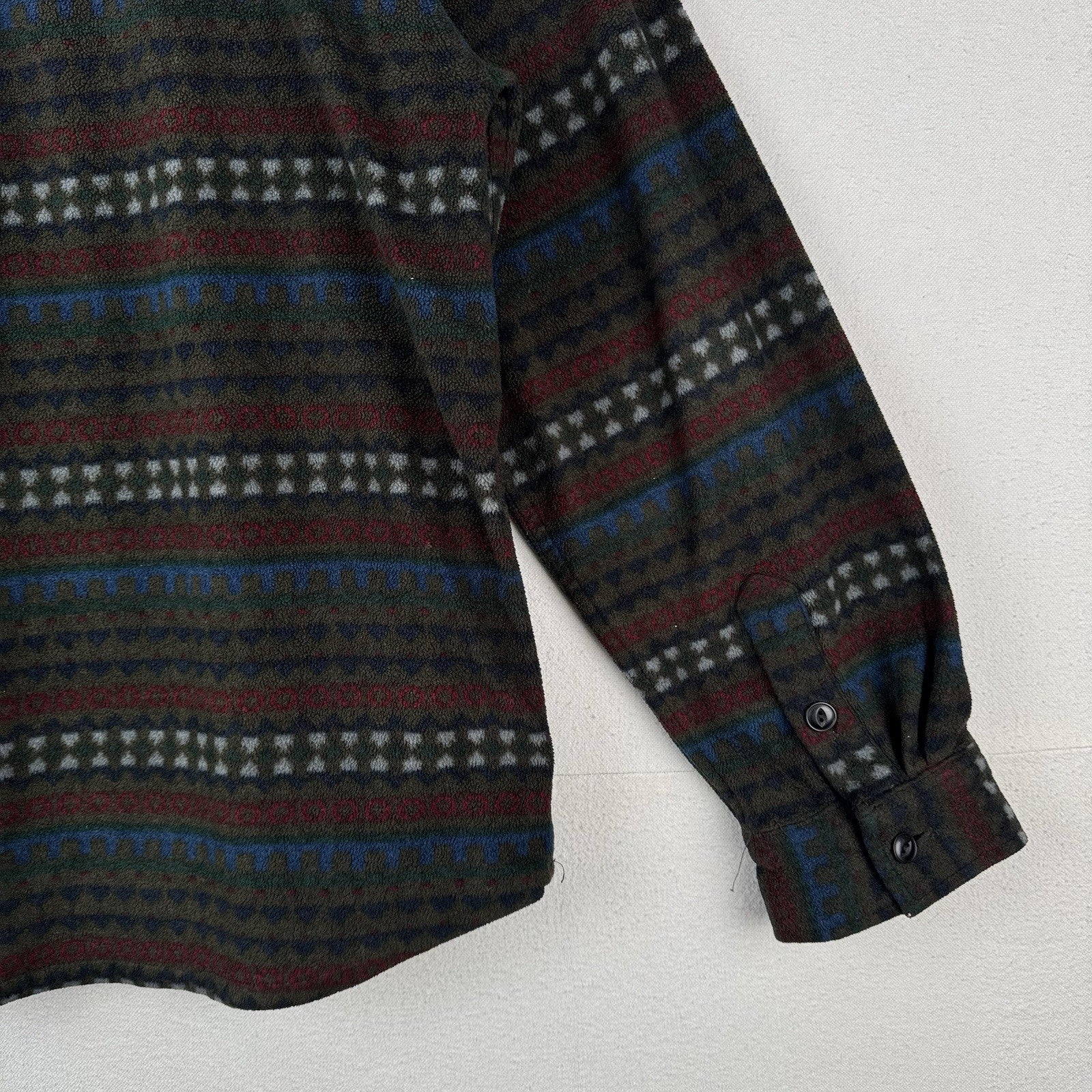 Vintage Ralph Lauren Chaps Men’s XL Southwestern Fleece 1/2 Zip Pullover Jacket