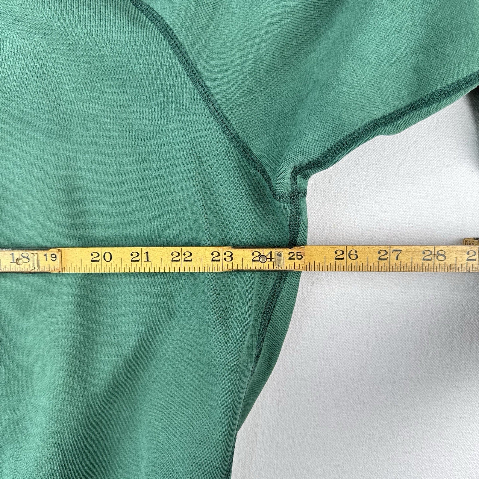 90’s Vtg Polo Ralph Lauren Crew Raglan Sweatshirt Men’s Large Green Sun-Faded