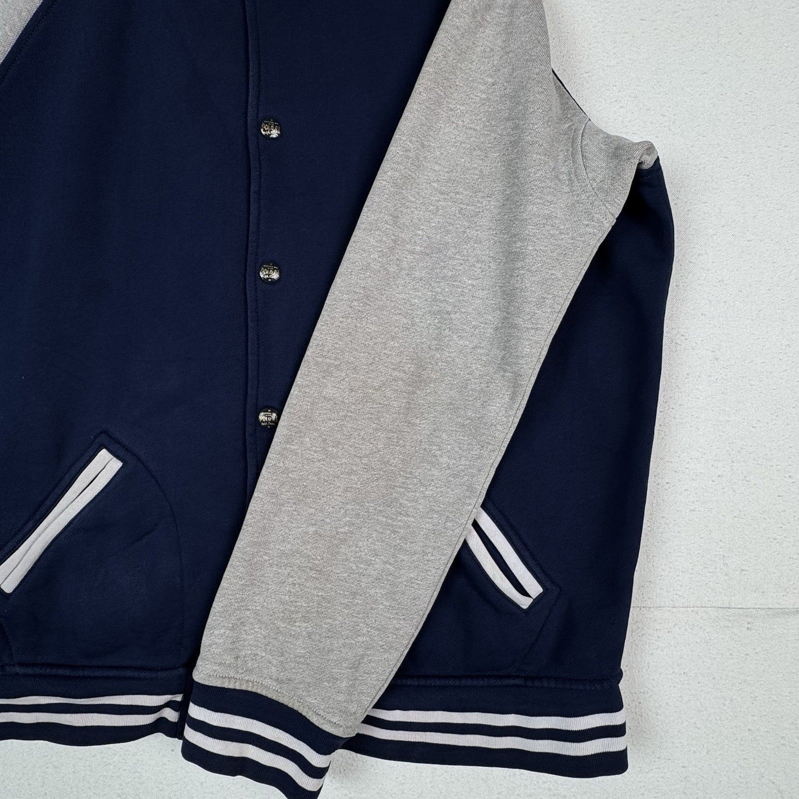 Polo Ralph Lauren Madison Ave Fleece Baseball Jacket Limited Edition XXL *Read