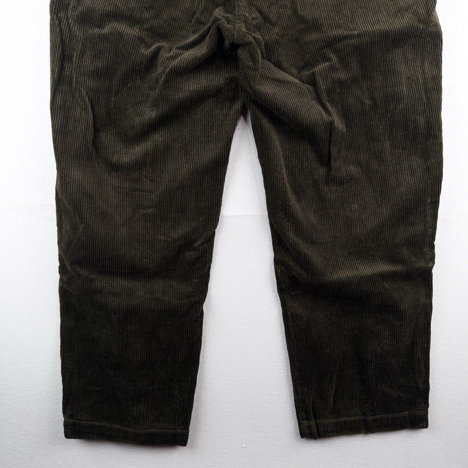 90’s Vtg Polo Ralph Lauren Corduroy Andrew Pant Mens 44x30 Olive Green Wide Wale
