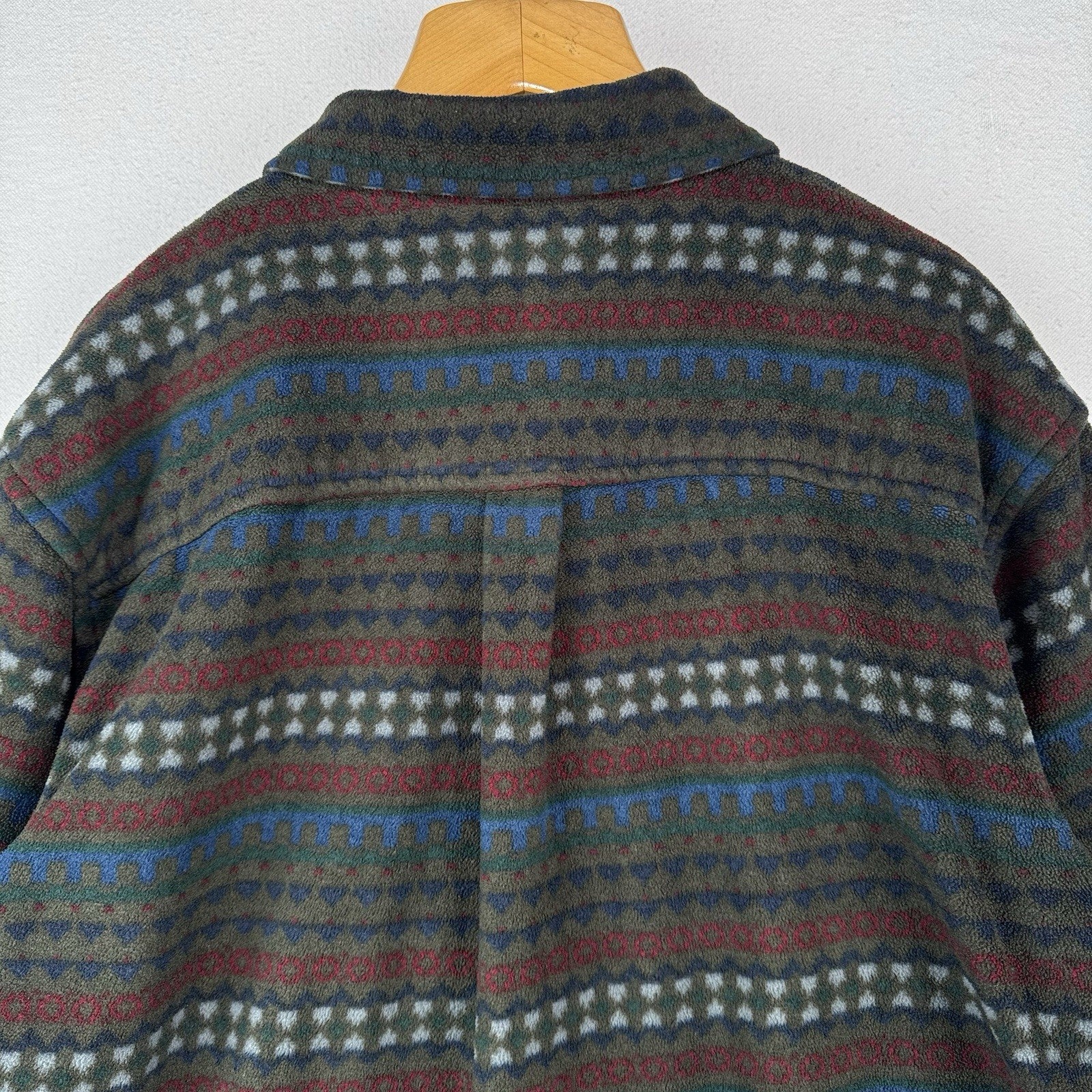Vintage Ralph Lauren Chaps Men’s XL Southwestern Fleece 1/2 Zip Pullover Jacket