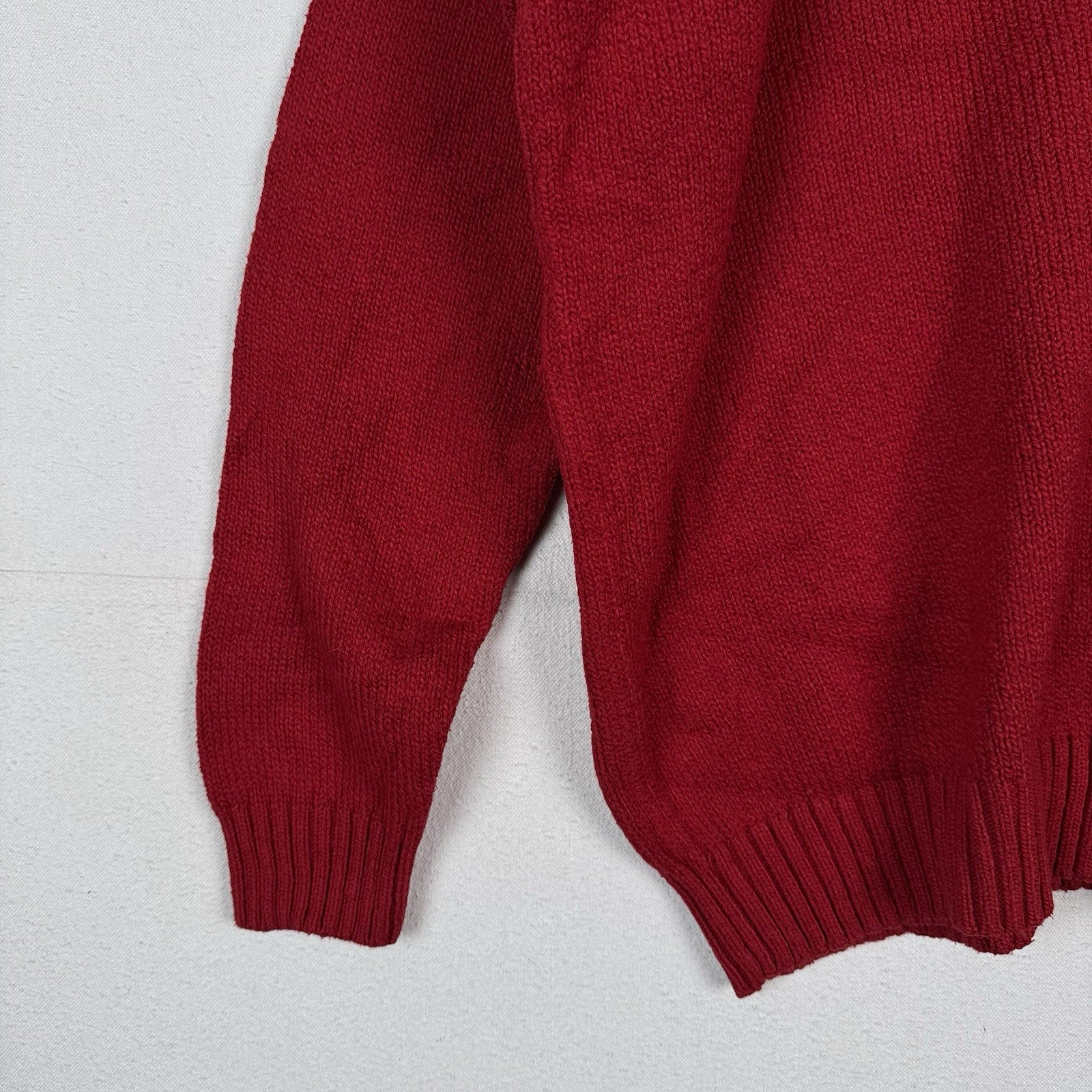 Vintage Polo Ralph Lauren Sweater Men Tall 3XLT Red Pullover Pony Logo Crewneck