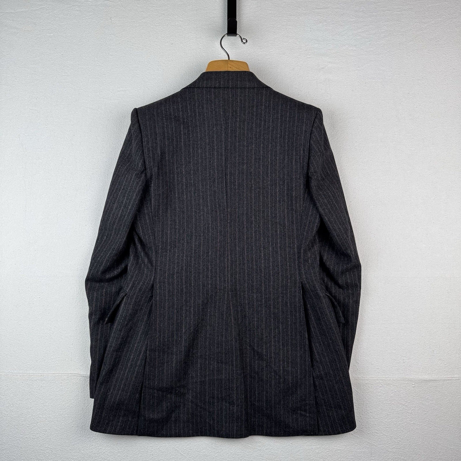 70’s Pierre Cardin Blazer Barney’s NY 36R Chest: 18” Gray Pinstripe Made In USA
