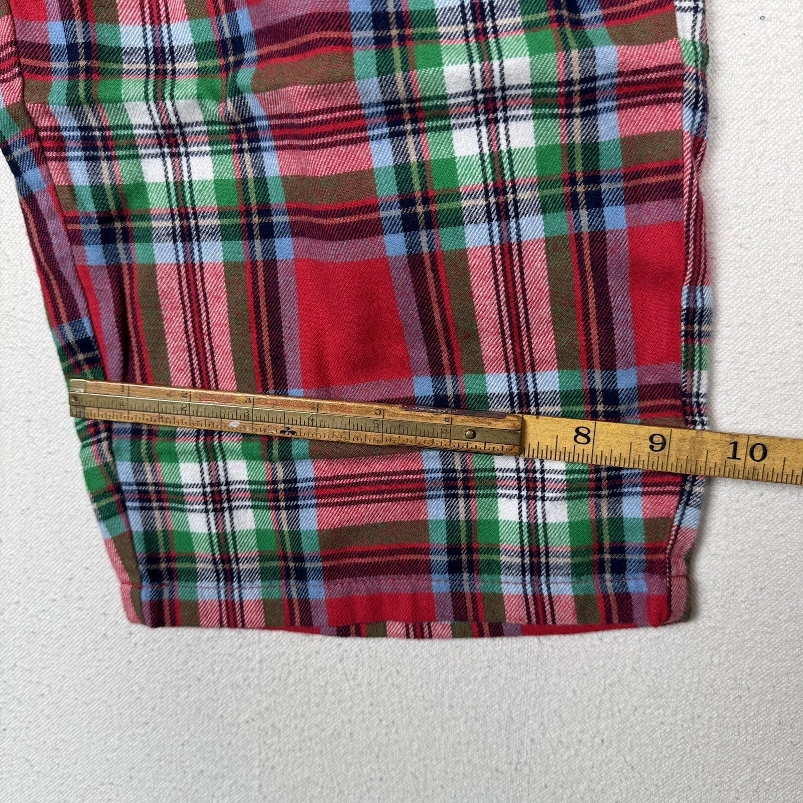 Lands End Men’s L 36-38 Colorful Flannel Plaid Lounge Pants NWOT