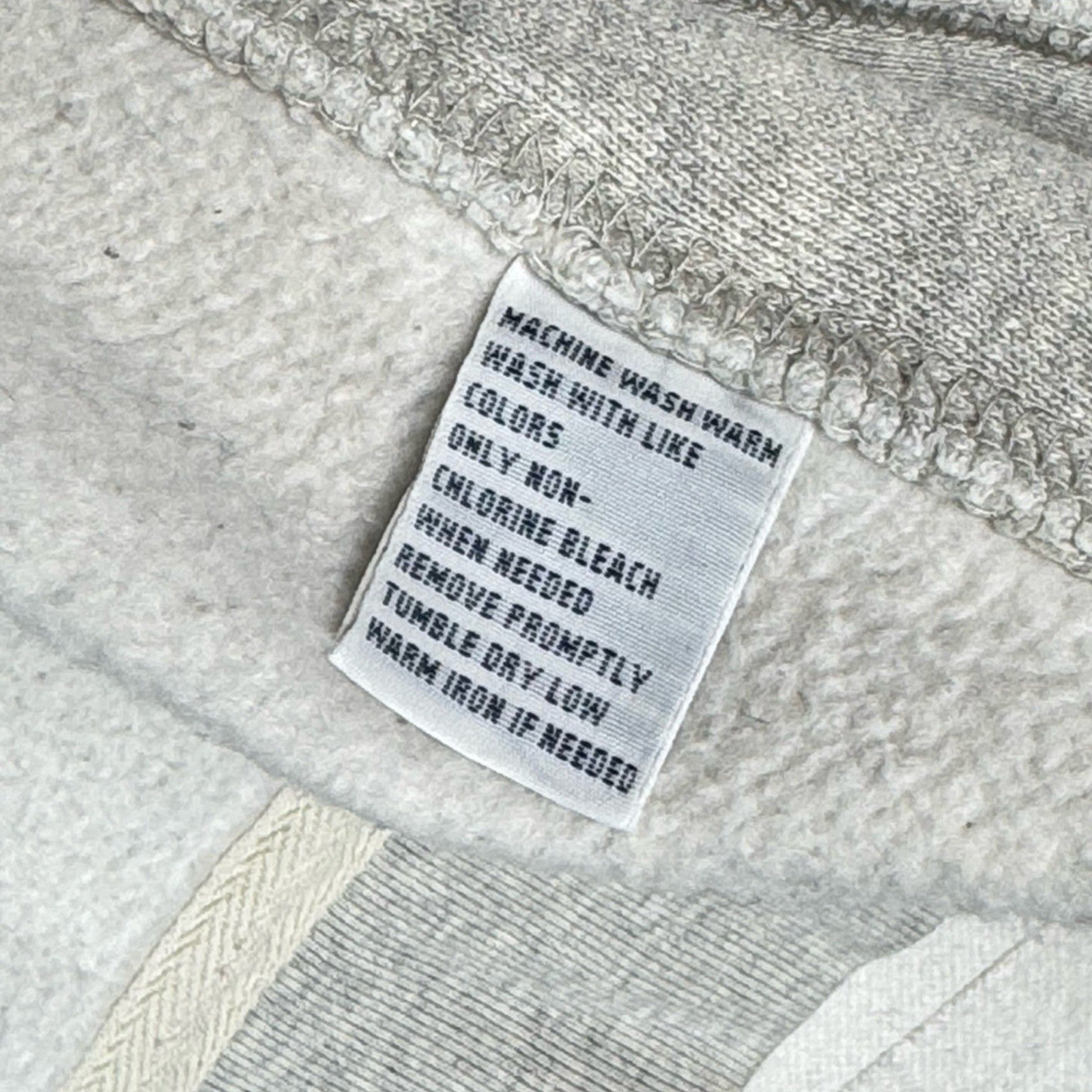 Vintage Polo Ralph Lauren Hoodie Men’s XL Gray Thermal Hood Full Zip Distressed