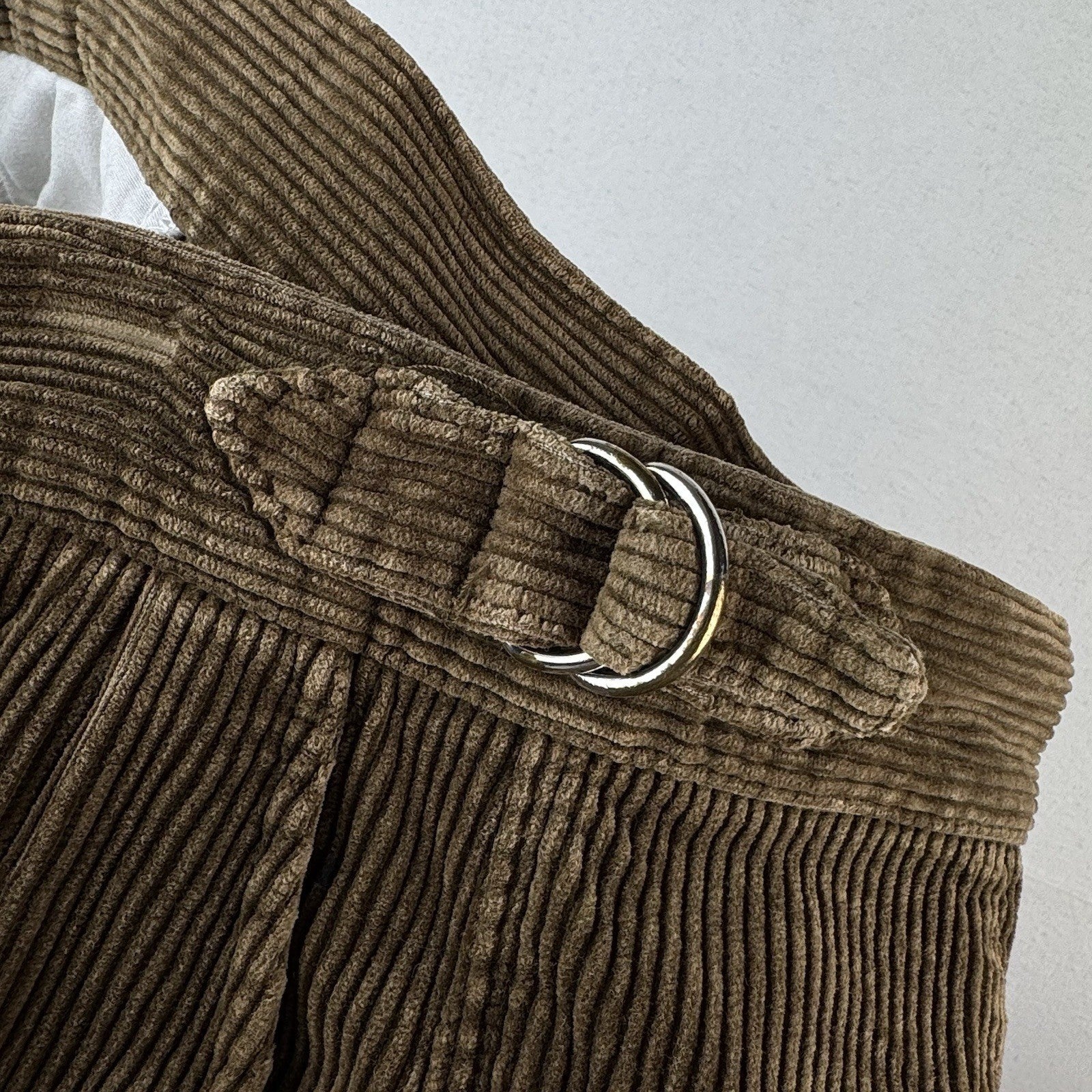 70's Vintage Polo Ralph Lauren 34x34 Corduroy Cargo Pocket Buckle Pants Made USA
