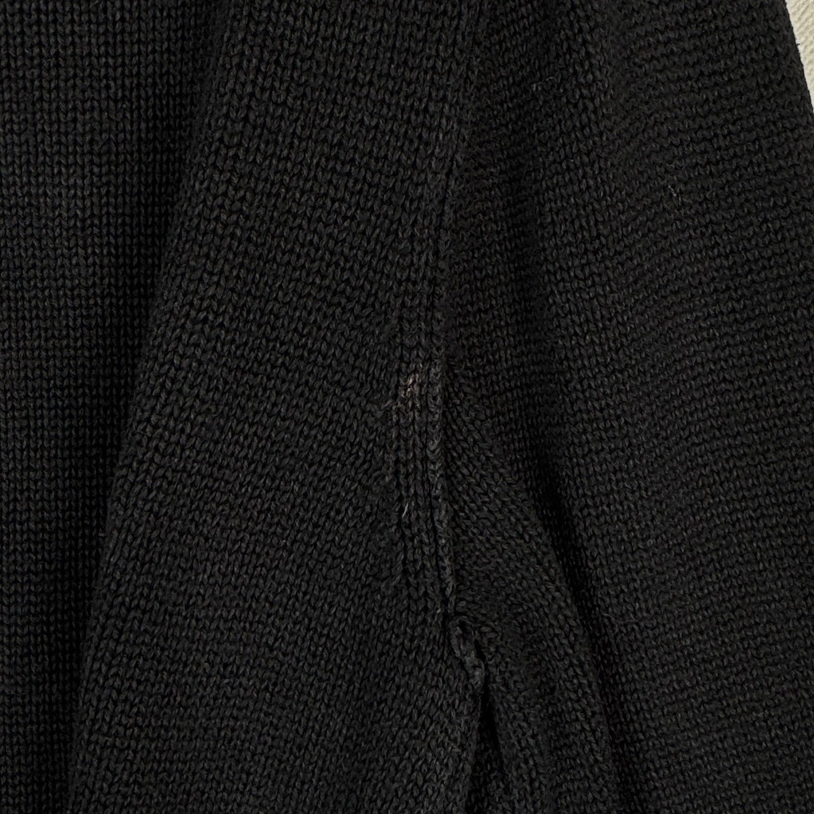 American Eagle Outfitters Men’s 1/4 Zip And Button Sweater Black XS