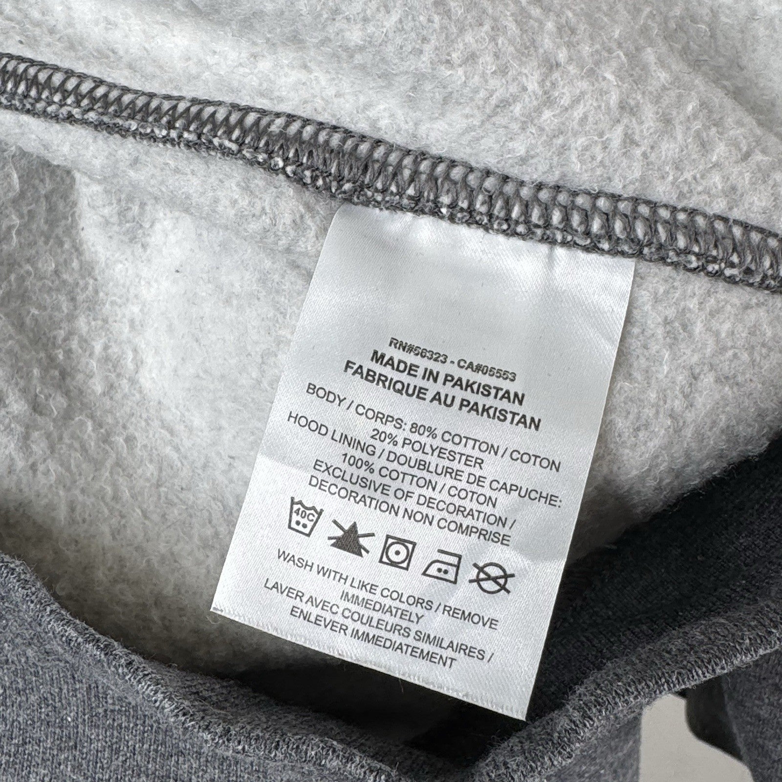 Nike Sportswear Club Dark Gray Fleece Pullover Hoodie Men’s Medium
