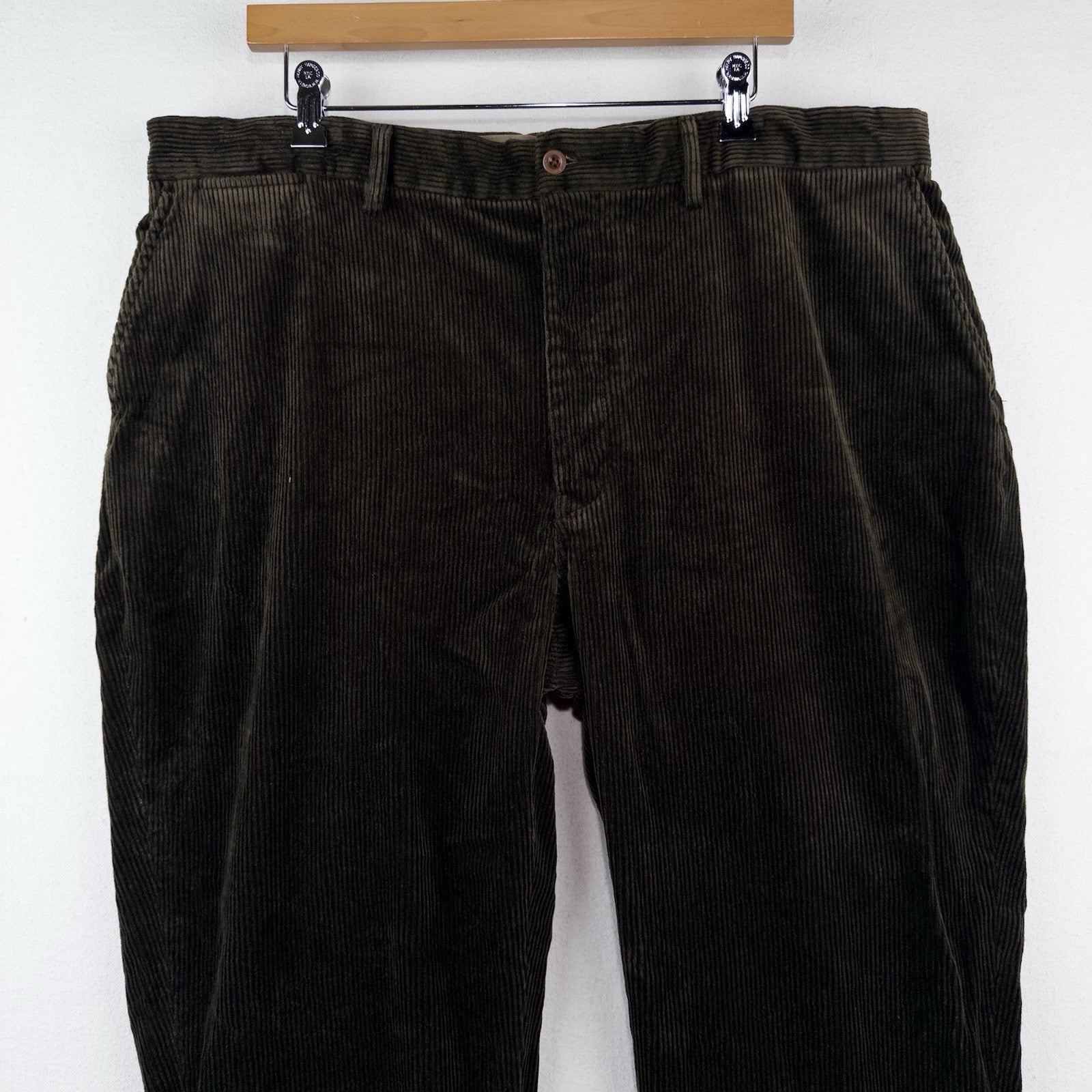 90’s Vtg Polo Ralph Lauren Corduroy Pant Mens 40x30 Brown Wide Wale