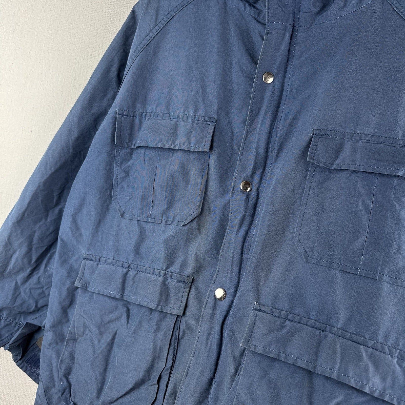 70's Vtg LL Bean Mens M Baxter State Park Windbreaker Jacket *Distressed