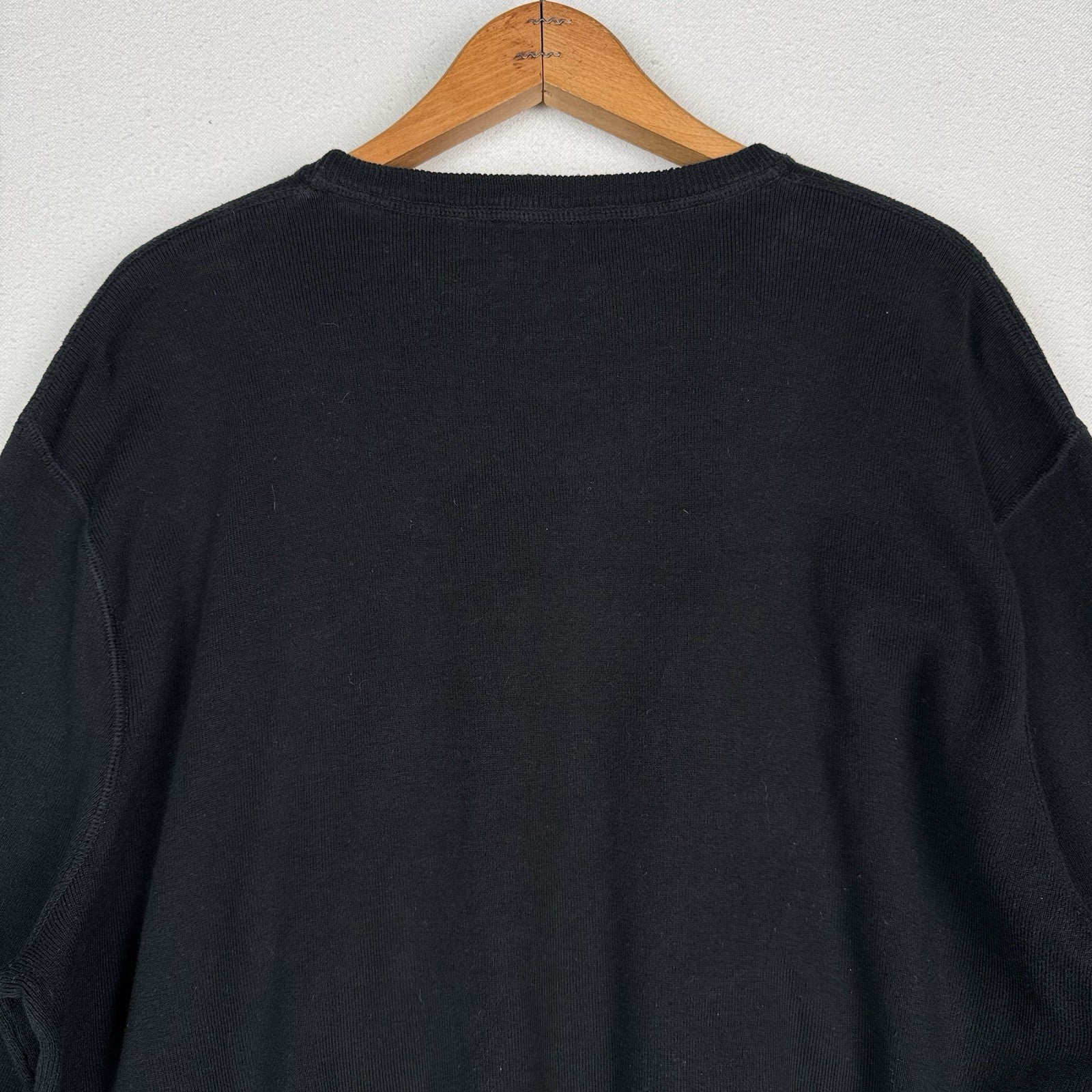 Vintage Polo By Ralph Lauren Men’s Crewneck Sweater Pullover XL XLarge Black