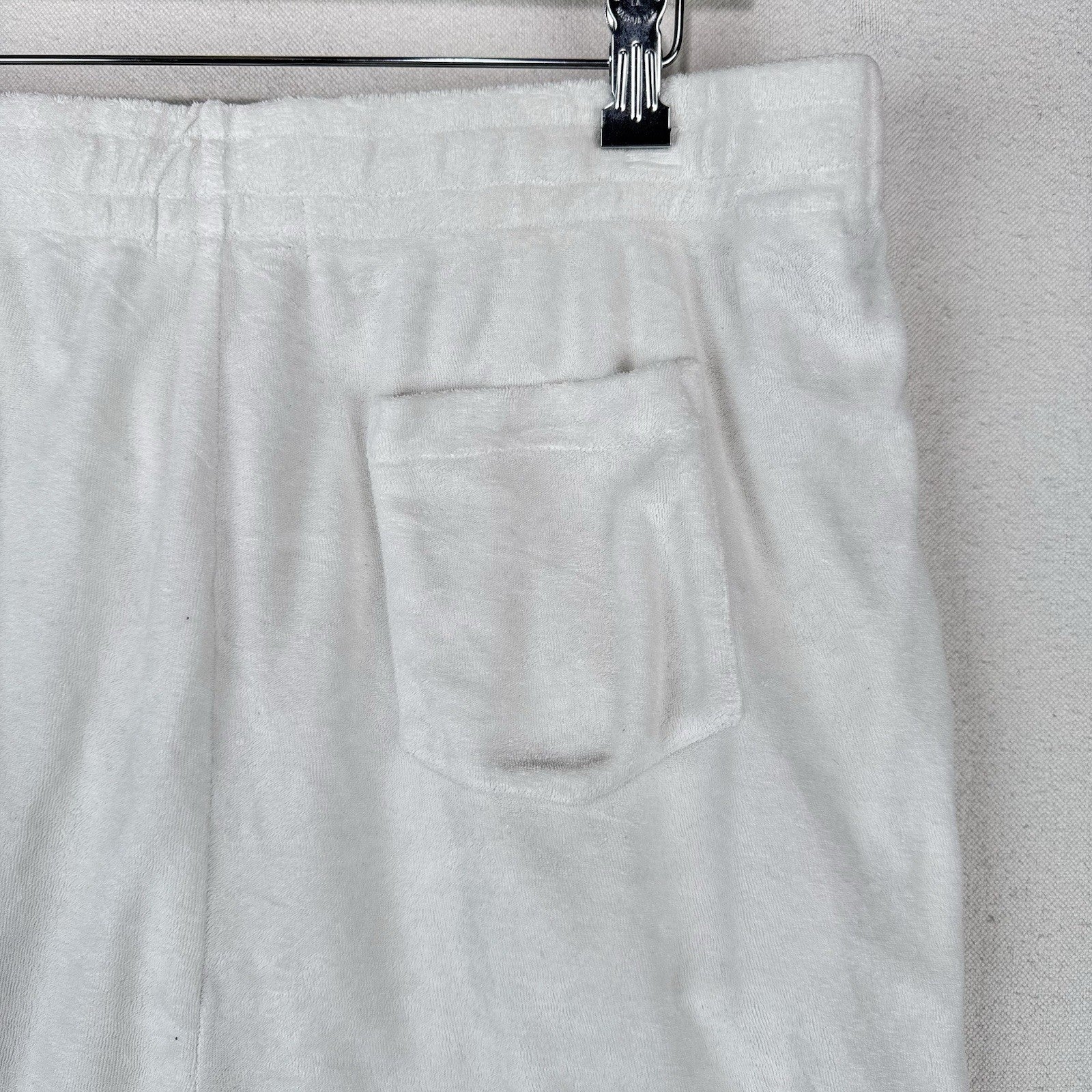 Polo Ralph Lauren Men’s L (34x6) White Terry Cloth Shorts Drawstring