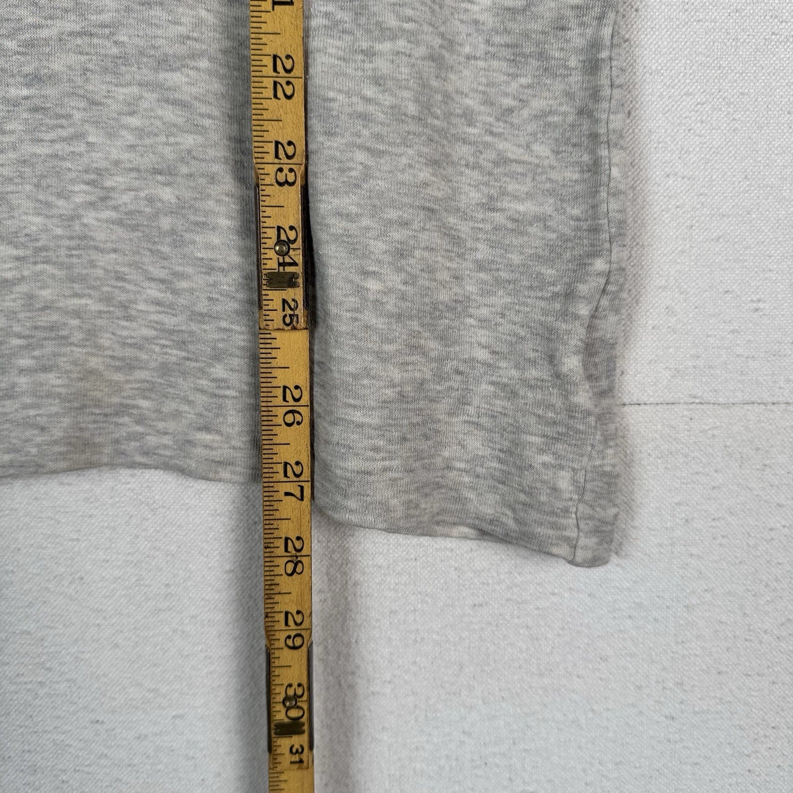 Vintage Polo Ralph Lauren Shirt Mens L Heather Gray Henley Long Sleeve Thermal