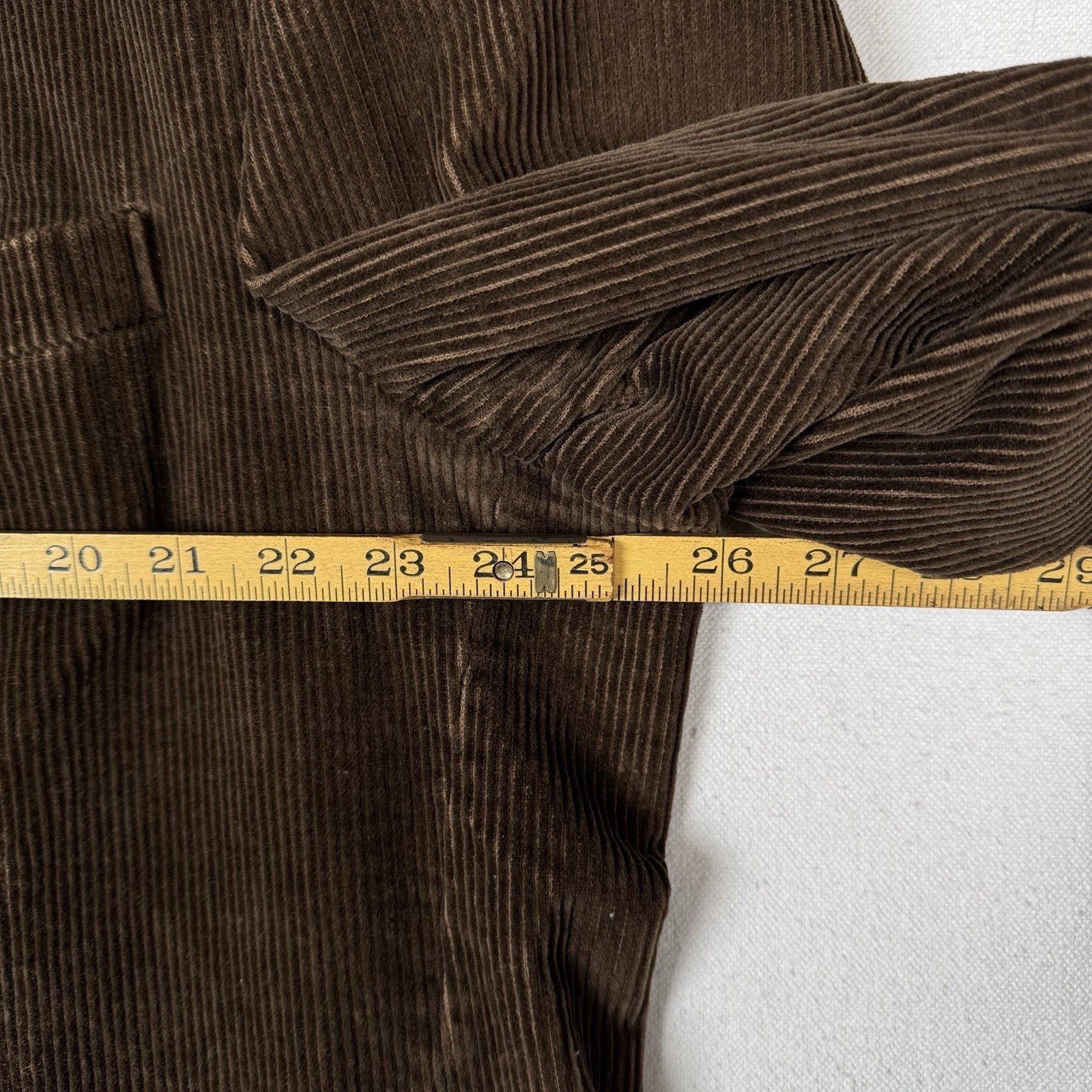 New England Collection Men's Brown Corduroy 2-Button Blazer Size 48R