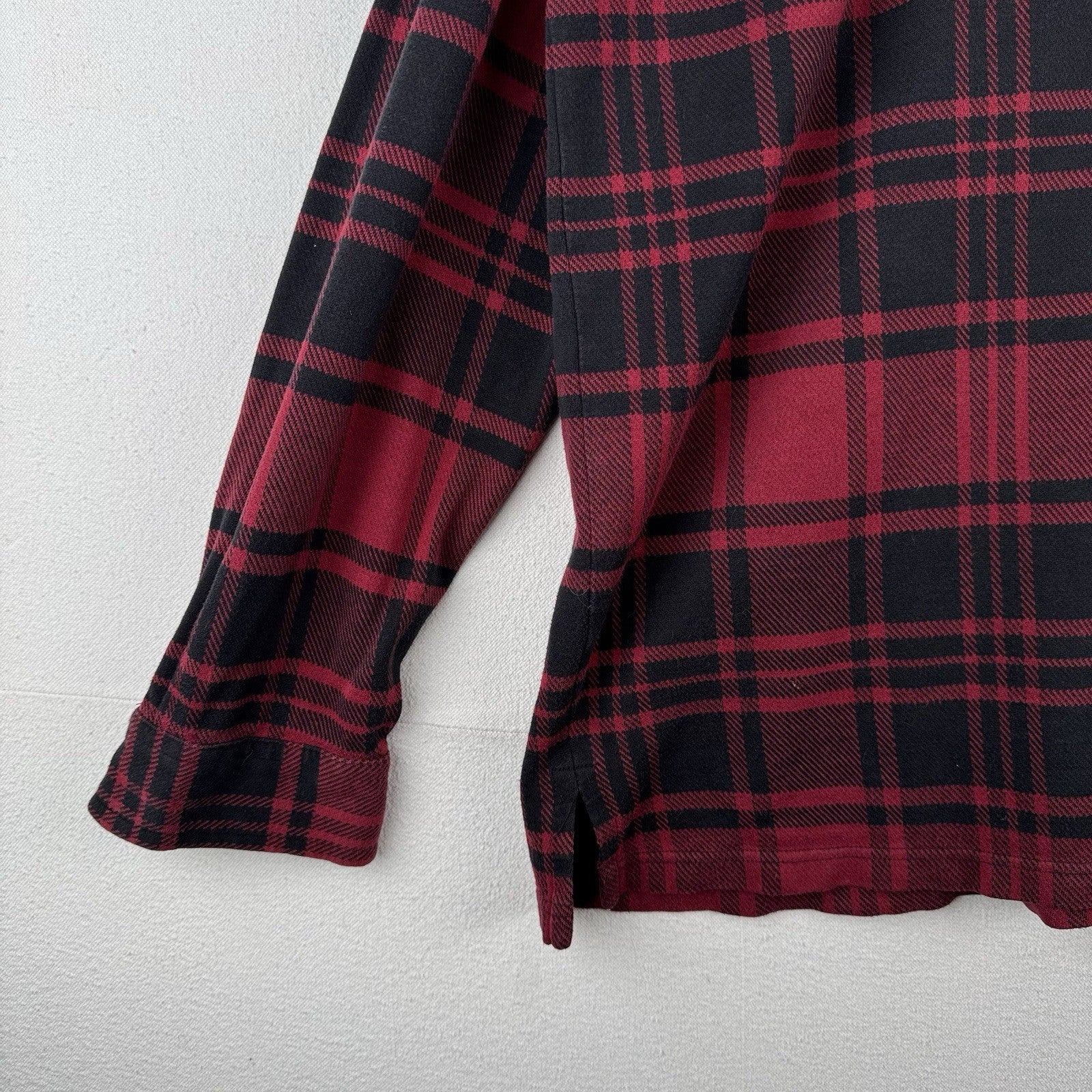 90’s Vtg Polo Sport Ralph Lauren Men’s L Buffalo Plaid Flannel Shirt *Read