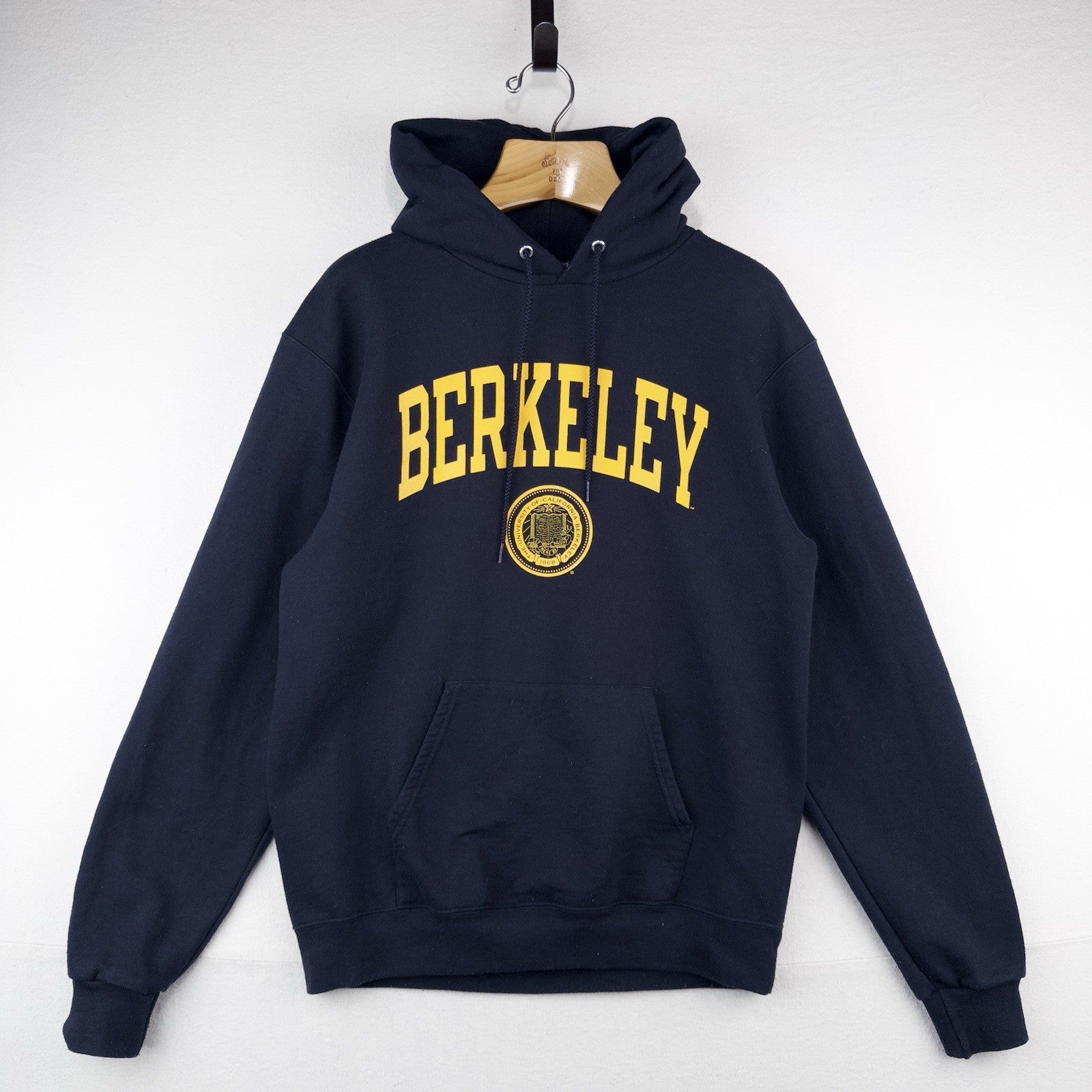 Champion University Of California Berkeley Hoodie Men’s M Blue Logo Pullover