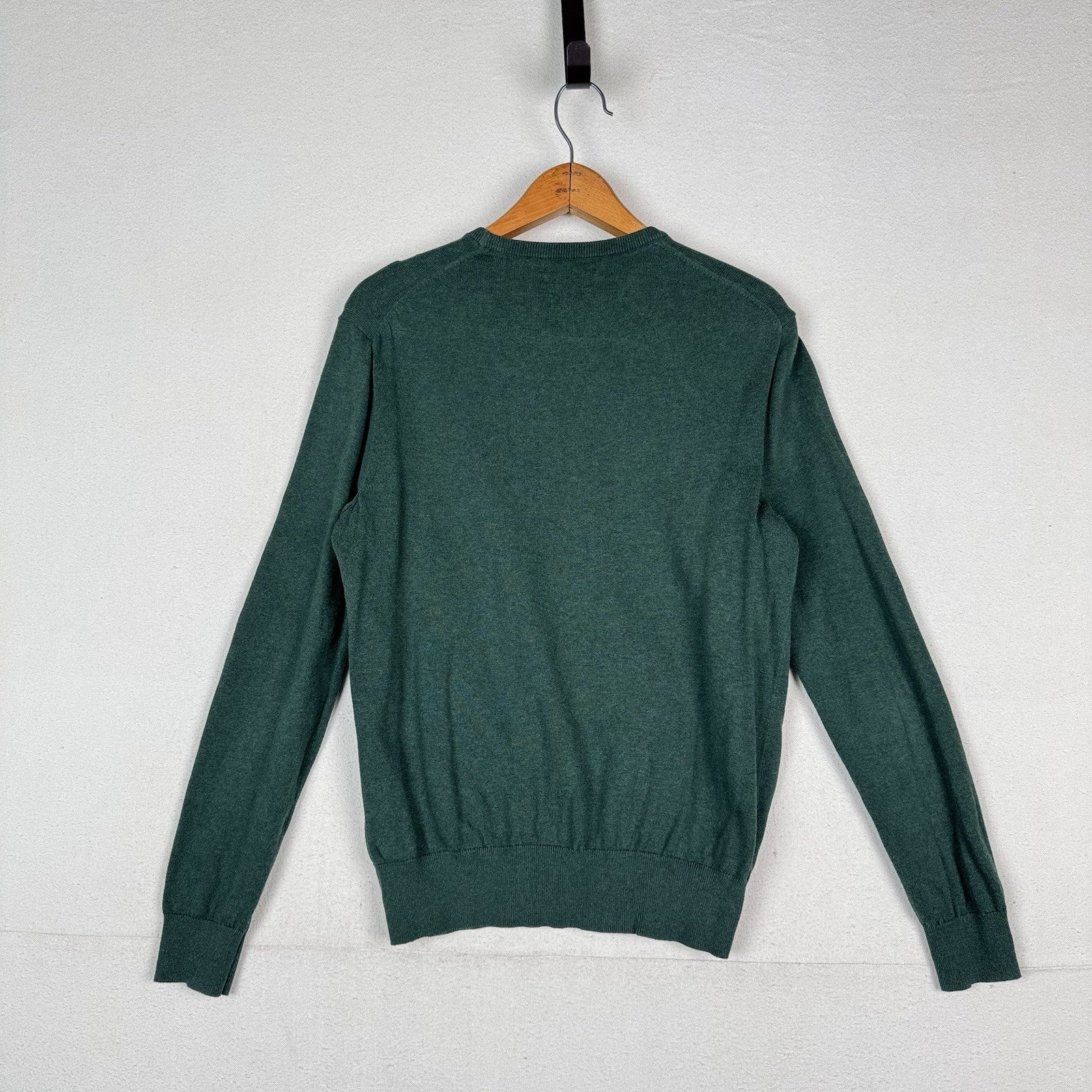 Polo Ralph Lauren Men’s Green Pima Cotton Pullover Sweater Crewneck Medium