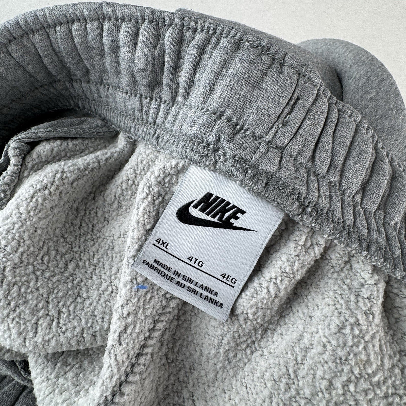 Nike Sportswear Club Fleece Pants Mens 4XL Big & Tall Gray