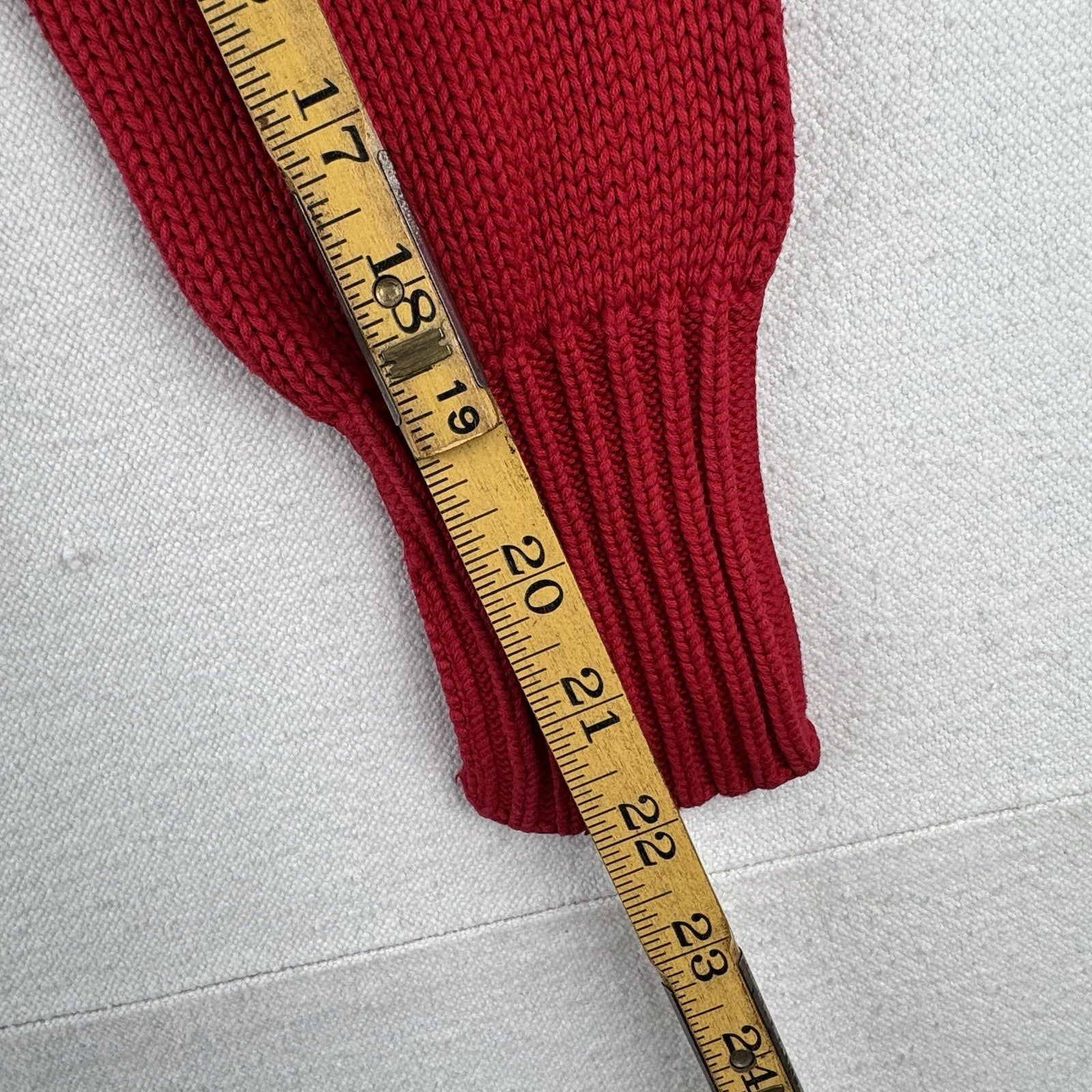 Vintage Ralph Lauren Polo Sport Men’s S 100% Cotton Crewneck Sweater Red