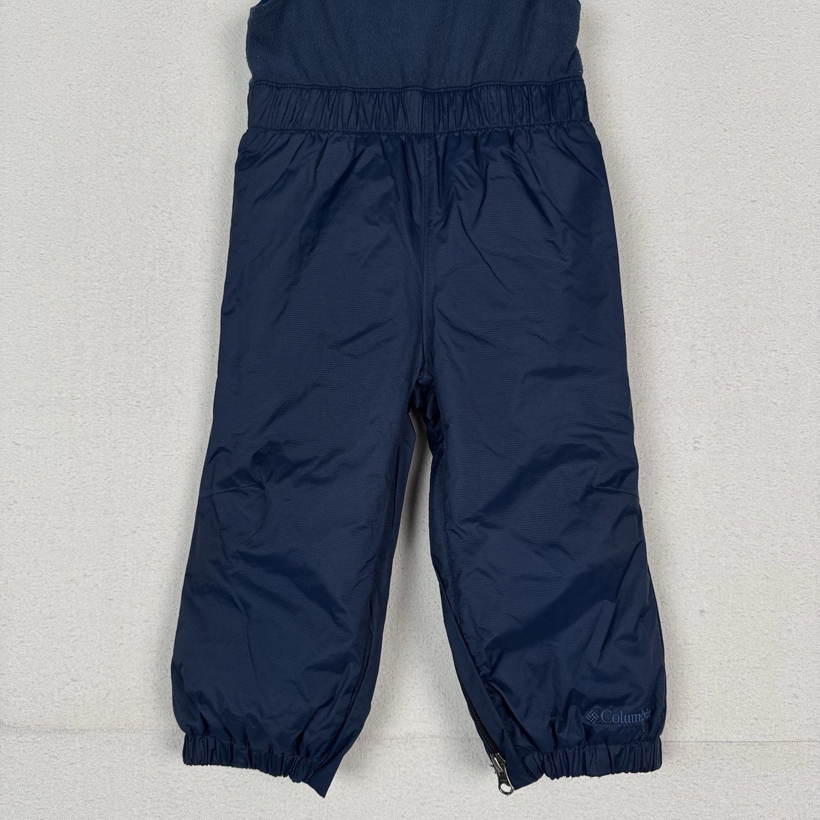 Columbia Pants Toddler 2T Navy Buga Bib Snow Ski Winter Waterproof Leg Zip