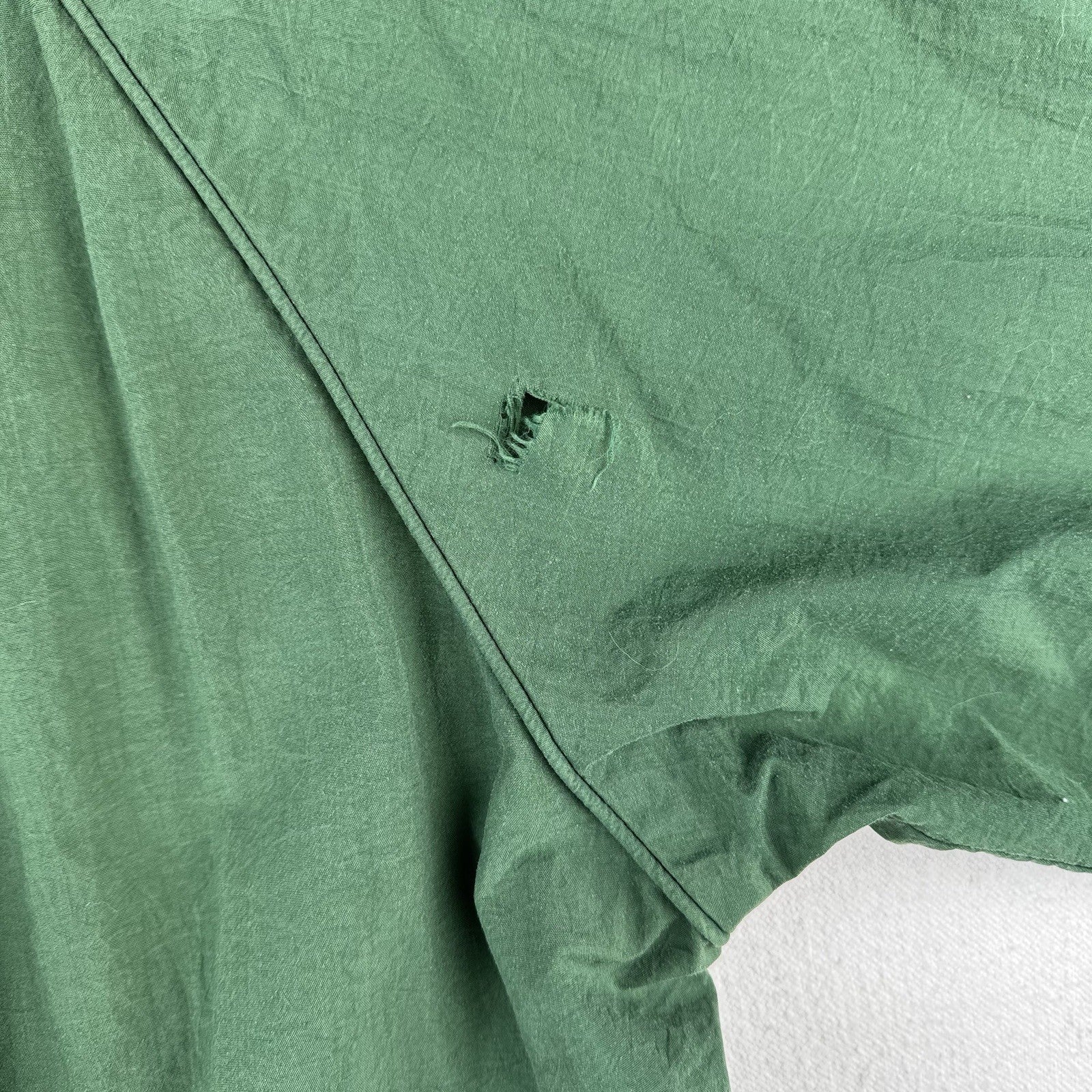 Vtg Slazenger Augusta Golf Shop Masters Windbreaker/Pullover Crewneck Green XL