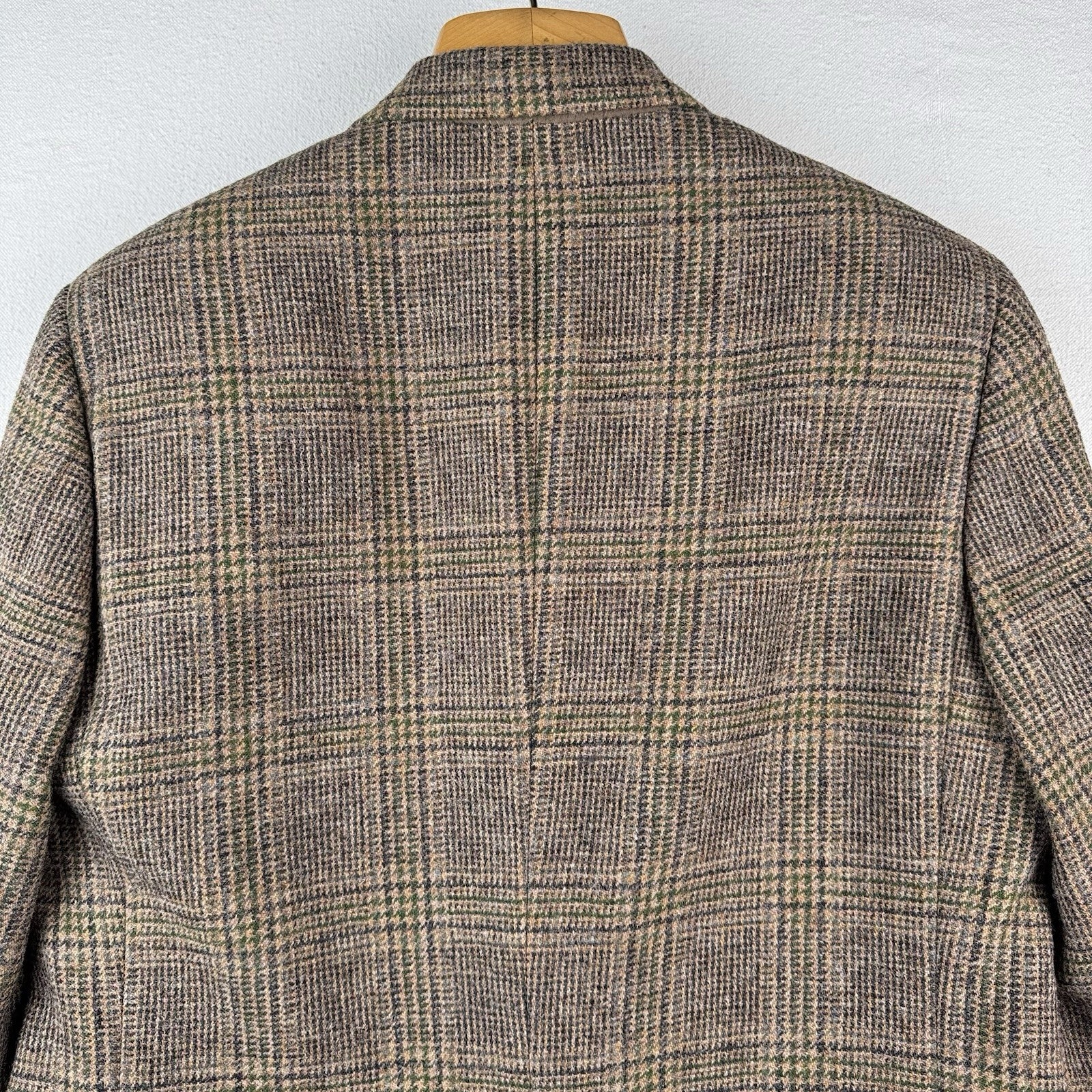 The Andover Shop Plaid Tweed Wool Blazer Jacket Sport Coat Men’s 42 21”x30” USA