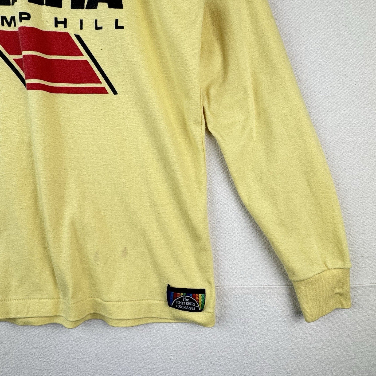 90’s Vintage Yamaha Of Camp Hill Yellow Turtleneck Unisex XL *Distressed