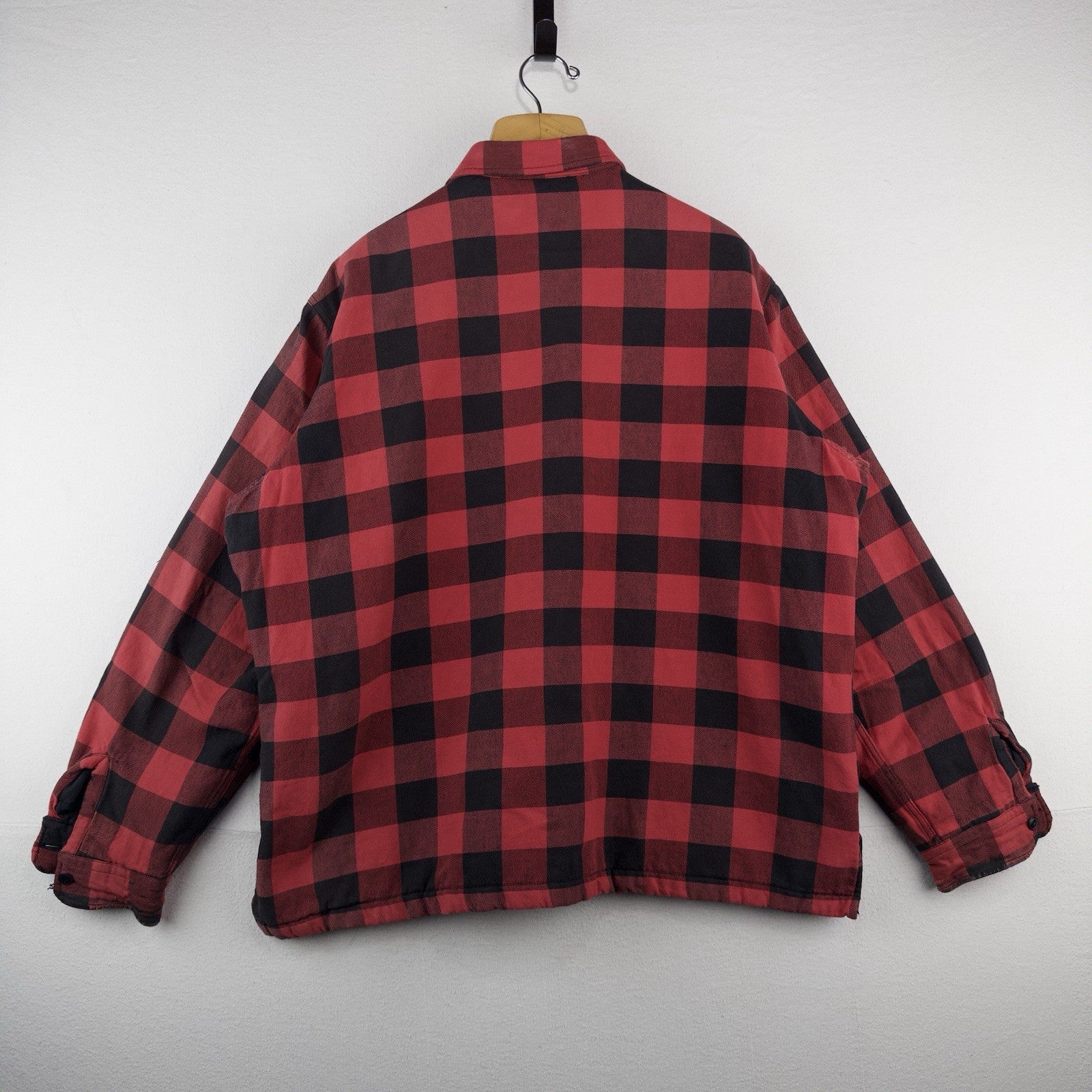 90’s Polo Ralph Lauren XL Farrell Insulated Lined Buffalo Flannel Shirt Jacket