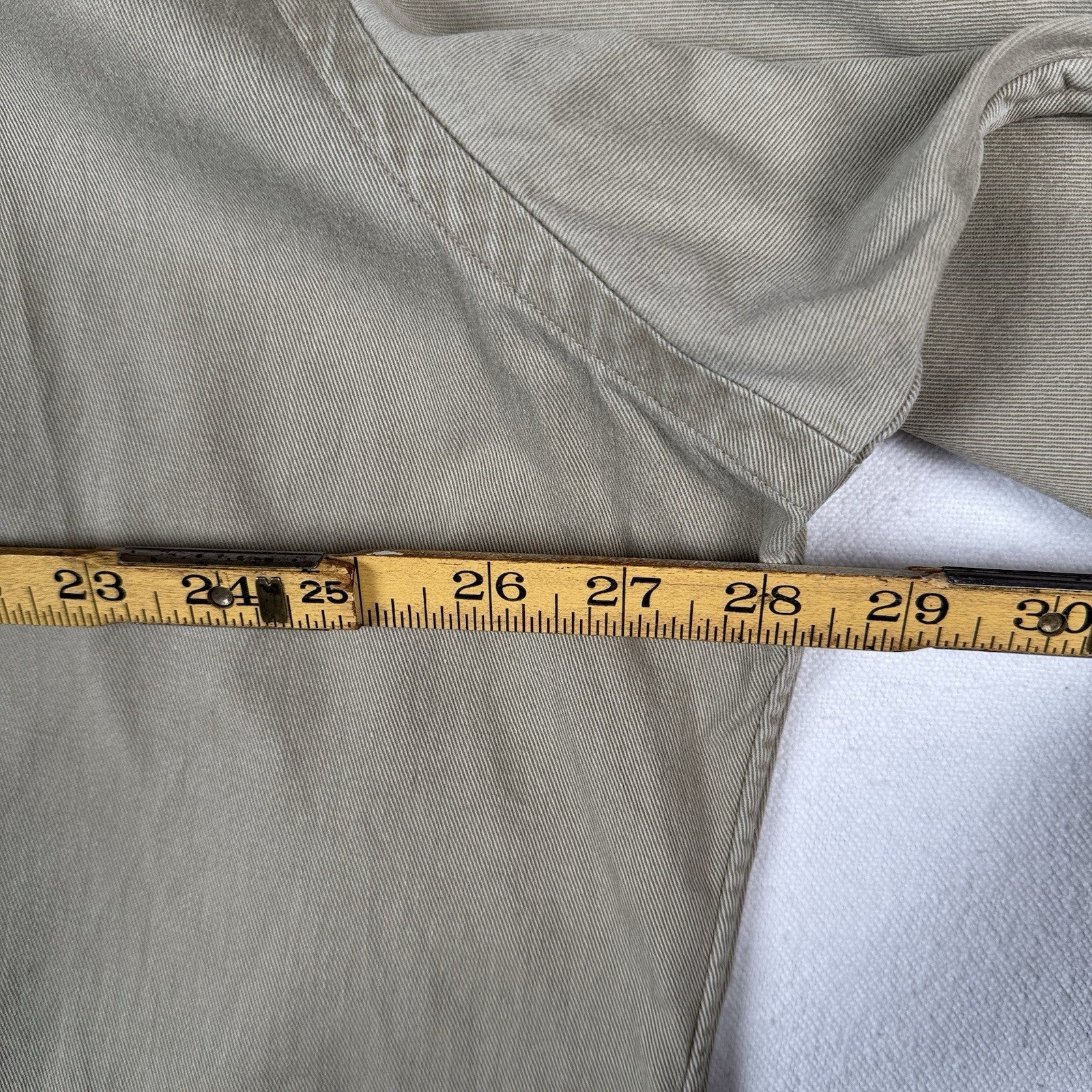 90’s Vintage Polo Ralph Lauren Mens 2XL Tan Khaki Button Down Shirt Made In USA