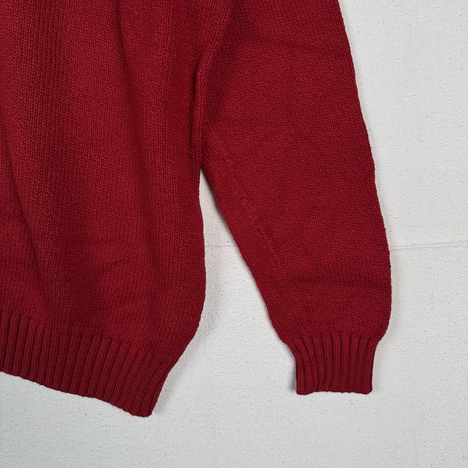 Vintage Polo Ralph Lauren Sweater Men Tall 3XLT Red Pullover Pony Logo Crewneck