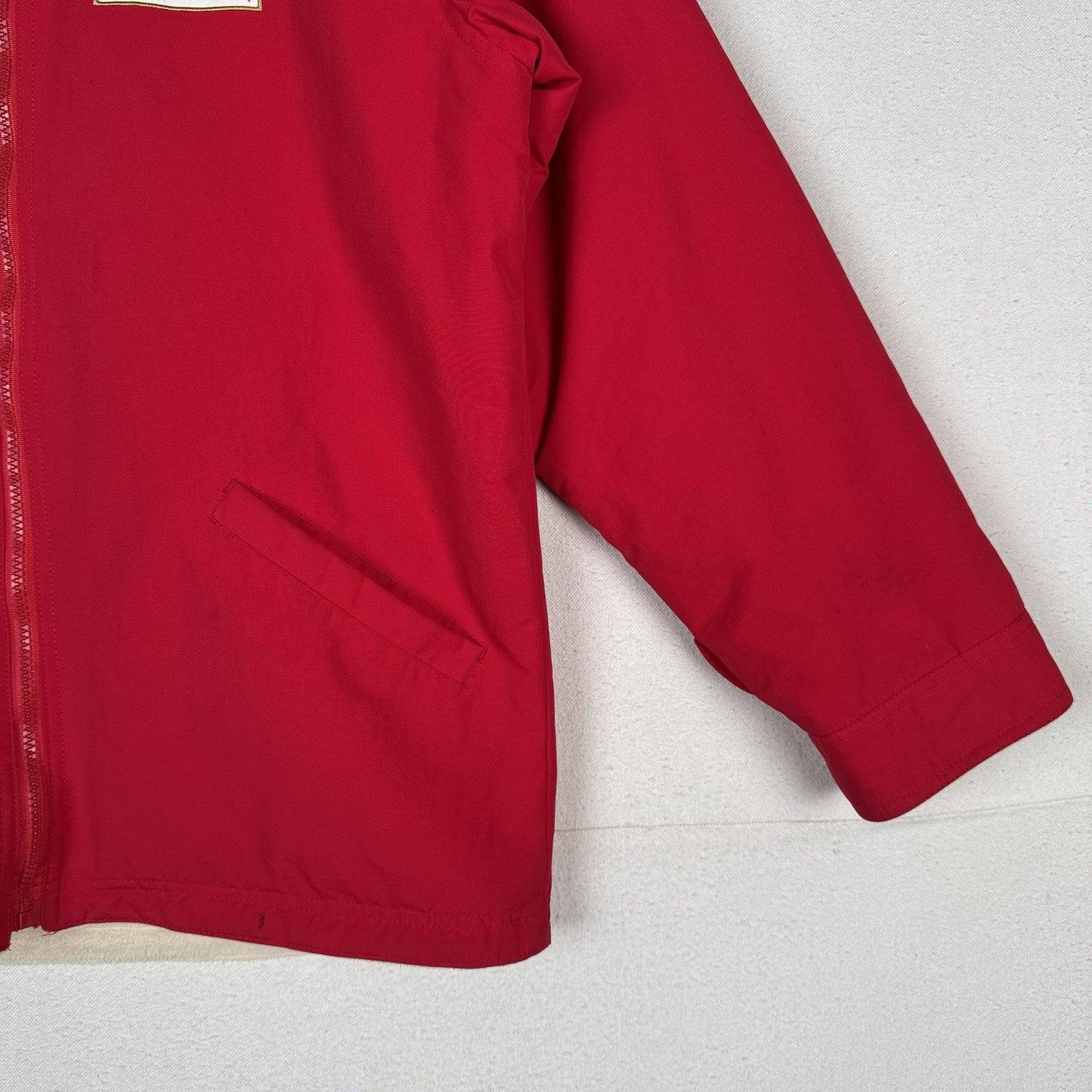 Vintage G. H. Mumm Co Champagne Areims France Reversible Sailing Wind Jacket L