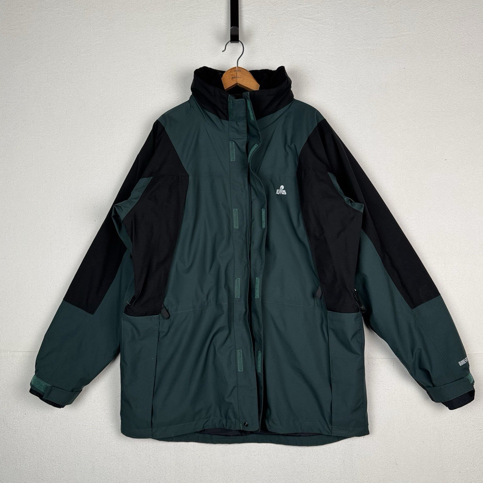 EMS Eastern Mountain Sports 3-in-1 Wet Weather Ski Jacket Fleece Base Men’s XL