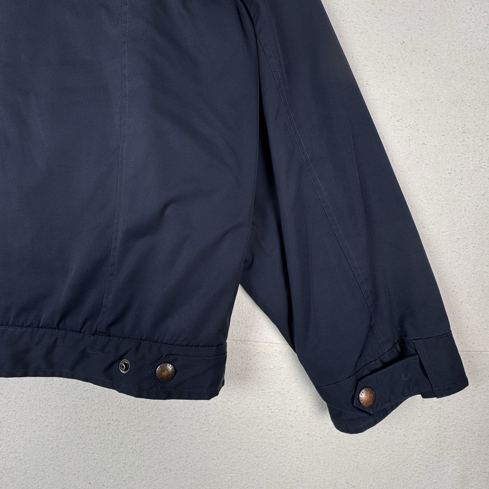 Vtg Polo Ralph Lauren 2XL Stowaway Hood Fleece Lined Harrington Bomber Jacket