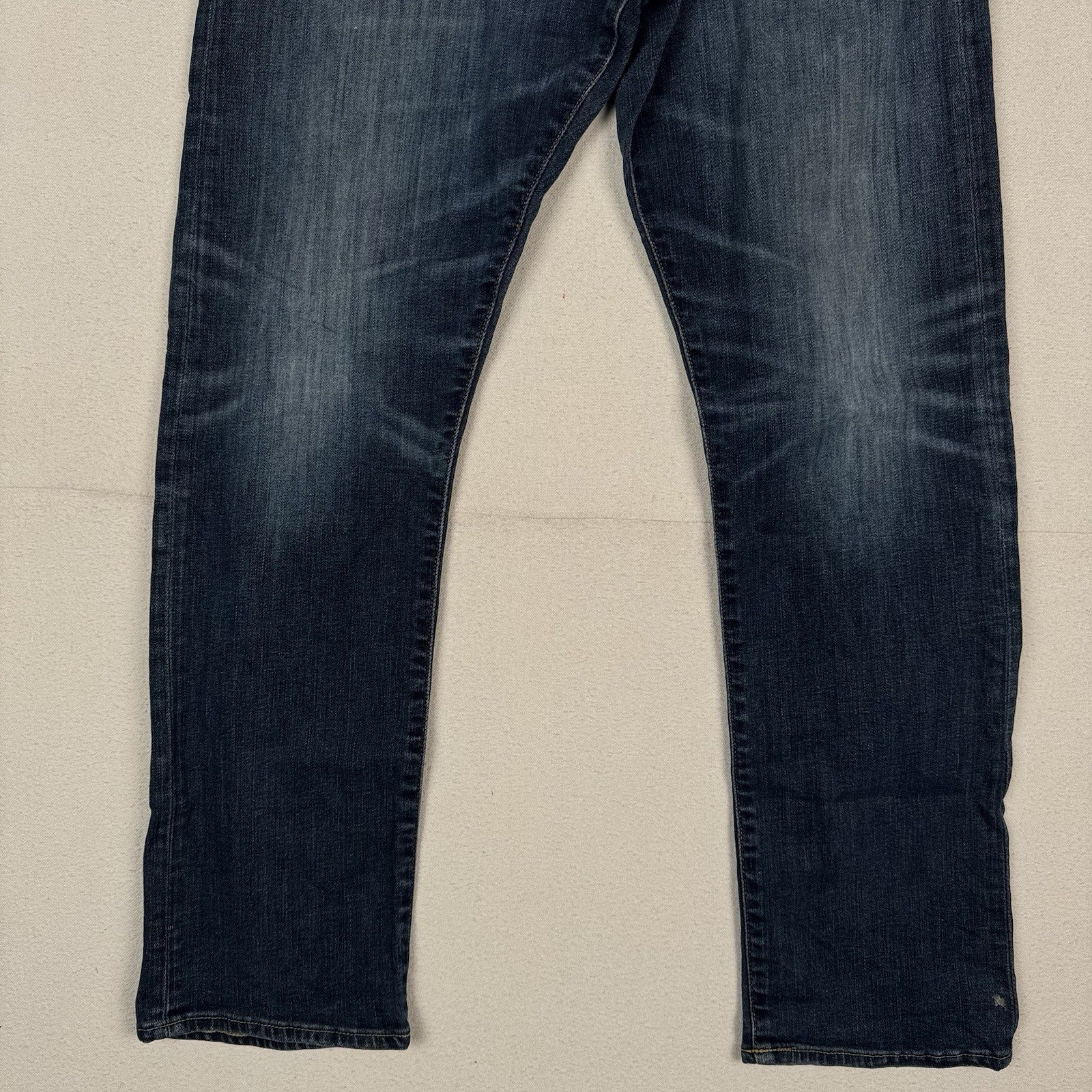 Polo Ralph Lauren Hampton Jeans Mens 36x32 Denim Relaxed Straight *Distressed