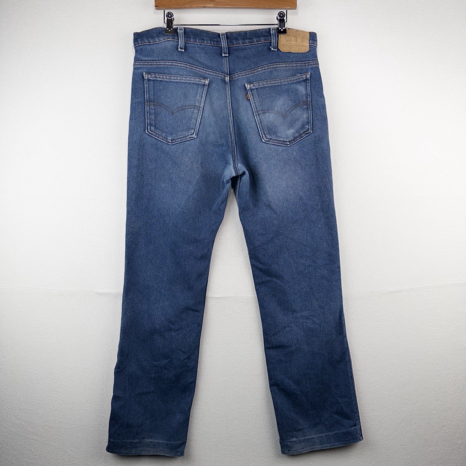 80’s Vtg Levi's 509-2017 Straight Leg Regular Fit Blue Denim Jeans Size 38x30