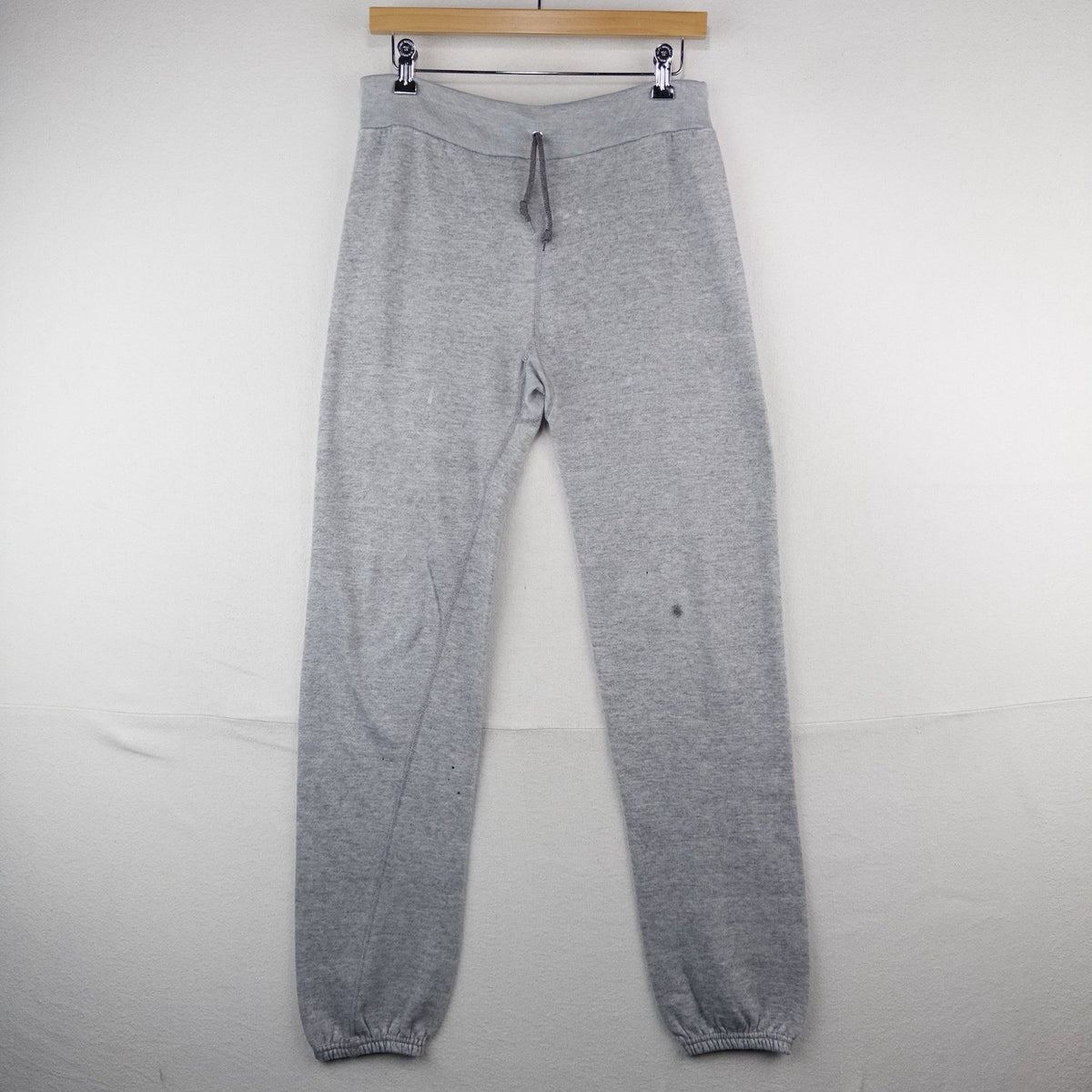 70s 80s Vtg Tultex Sweatpants Medium Tall (40) Made In USA Gray Gusset Crotch