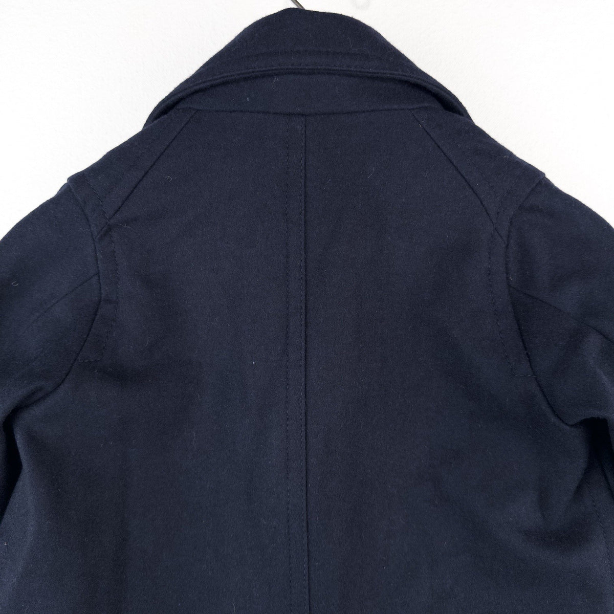 Old Navy Kids Small Navy Blue Wool Blend Peacoat Jacket *Missing Button