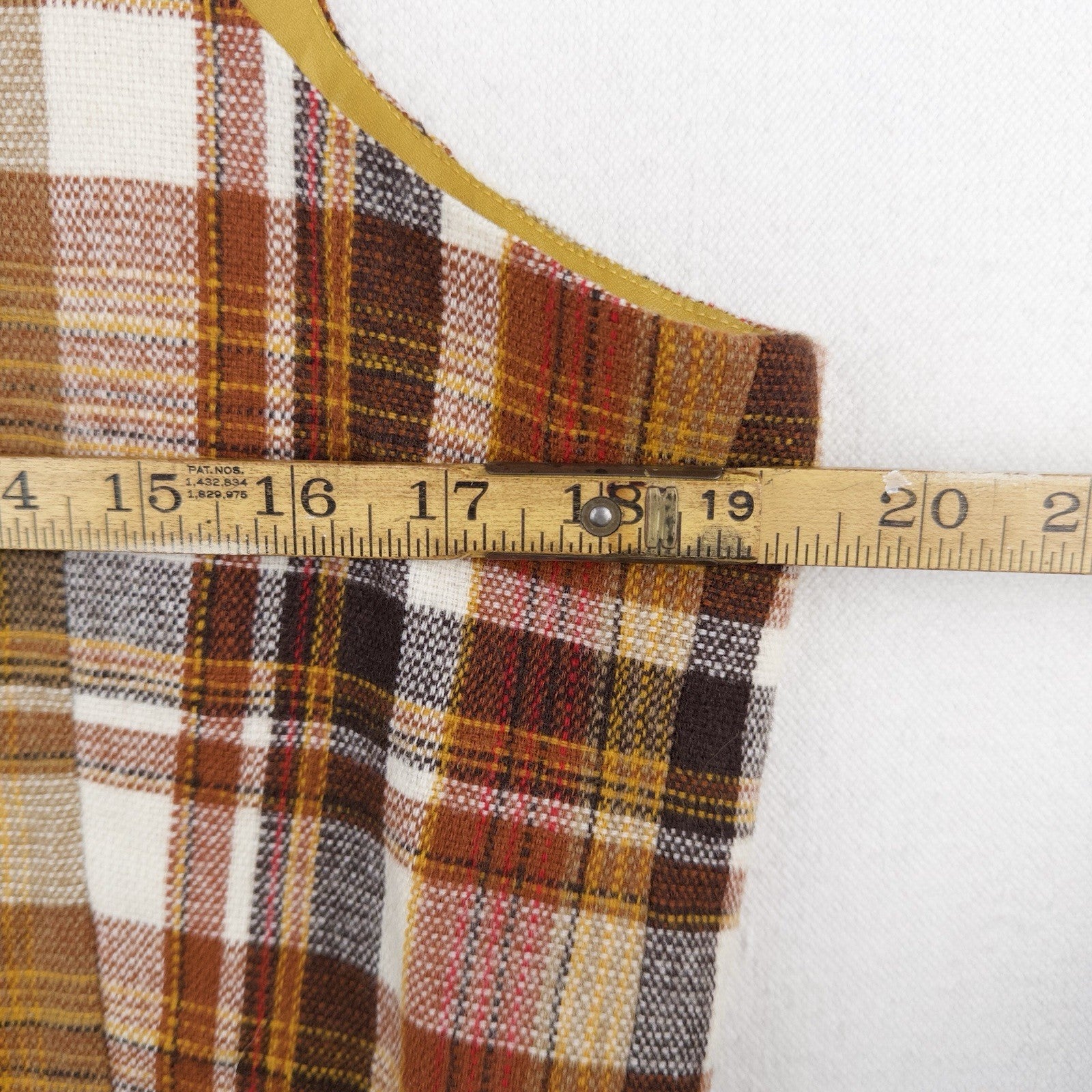 70’s Vtg Pendleton Vest Men’s 38 Medium Tartan Plaid Wool Vest Autumn Madras