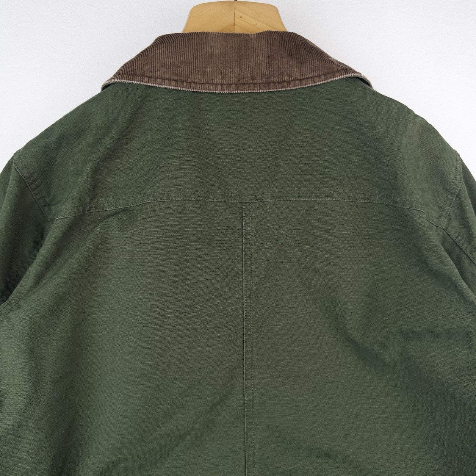 90’s Vtg LL Bean Women’s XL (48) Chore Barn Coat Jacket Lined Rare Green