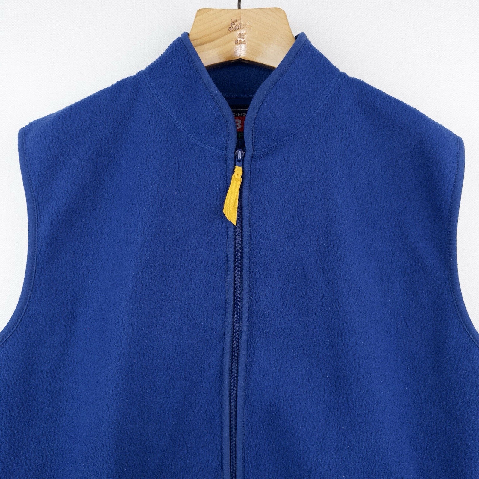 90’s Vtg GAP Alpine Racing Series 317 Cobalt Blue Fleece Vest Men’s Medium